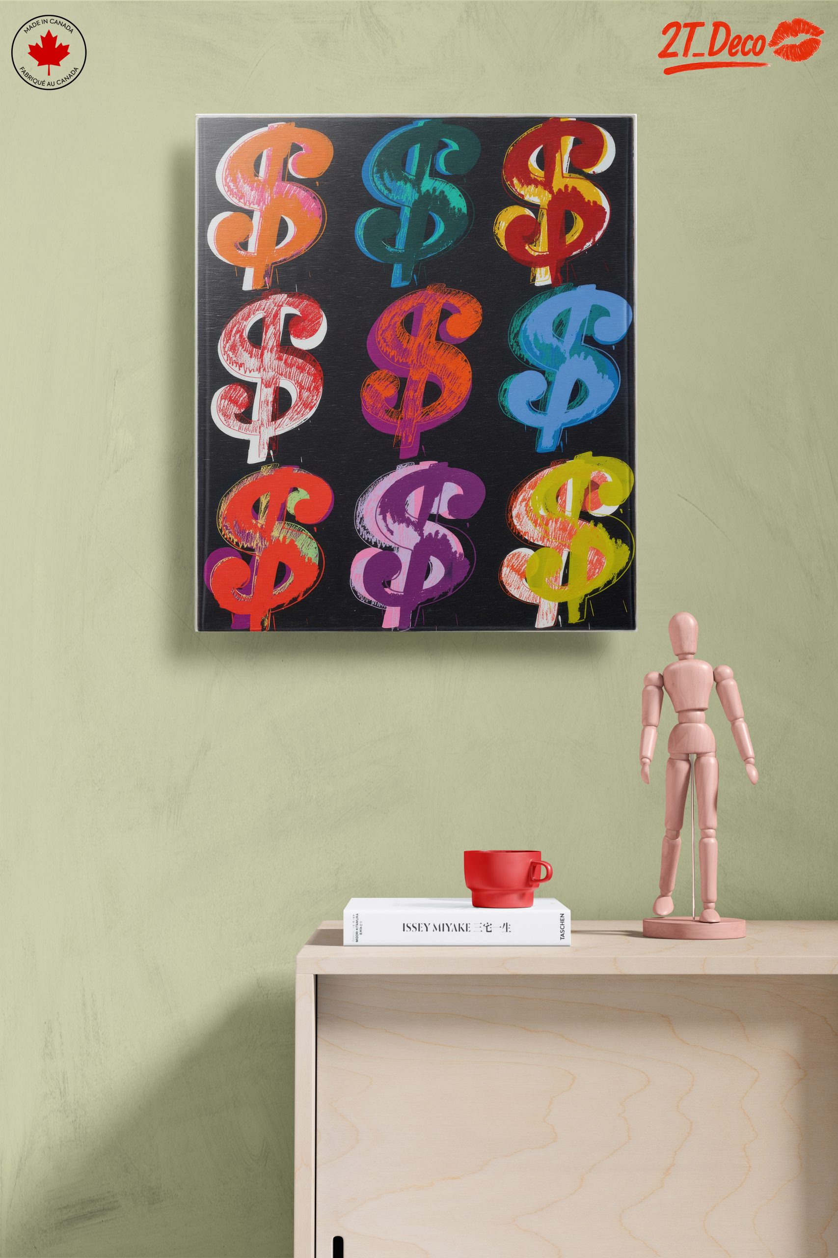 Colorful Dollar Signs Pop Art - Image 14