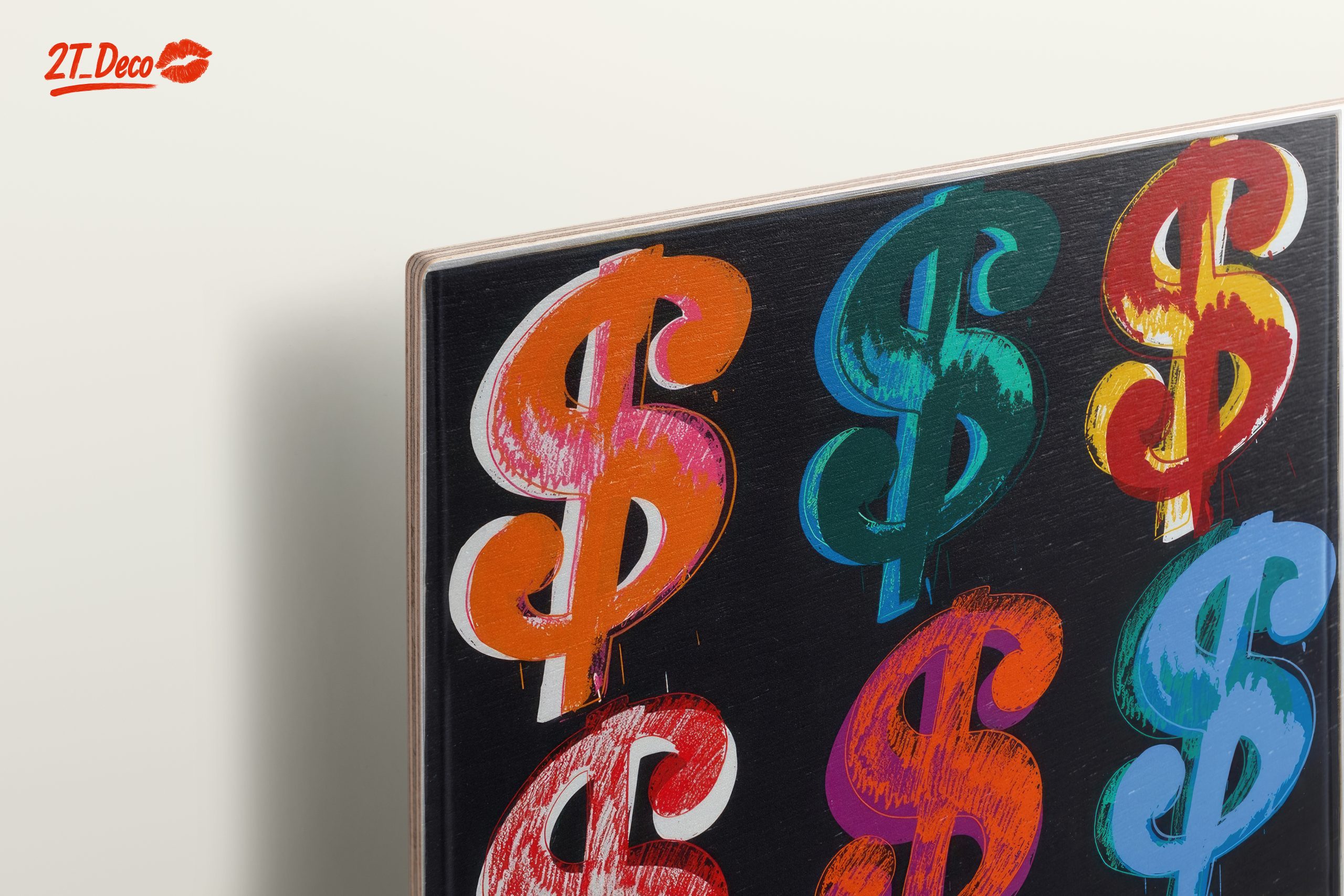 Colorful Dollar Signs Pop Art - Image 15