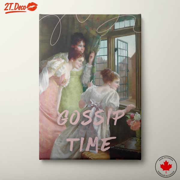 Contemporary Portrait of Women Gossiping by the Window