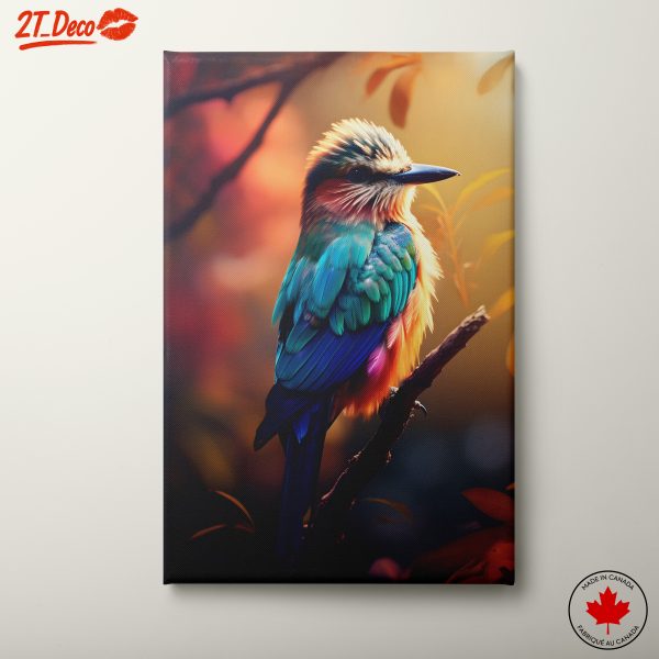 Vibrant Colorful Bird Illustration