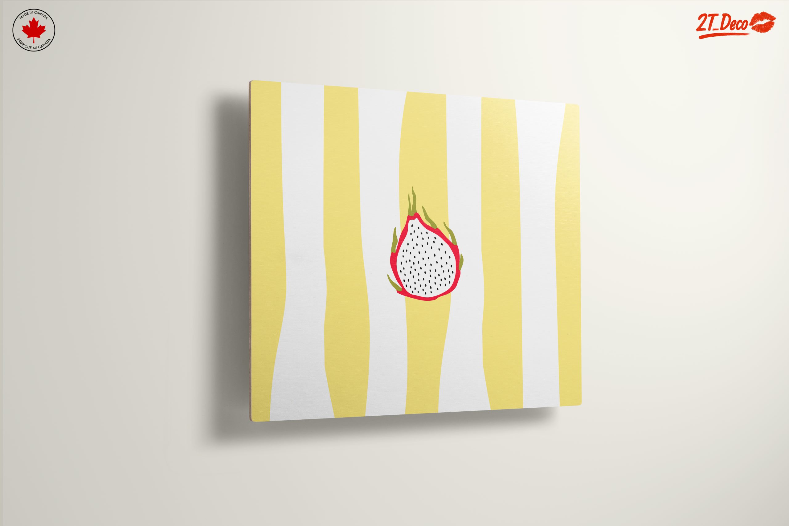 Stylized Dragon Fruit Abstract Art - Image 13