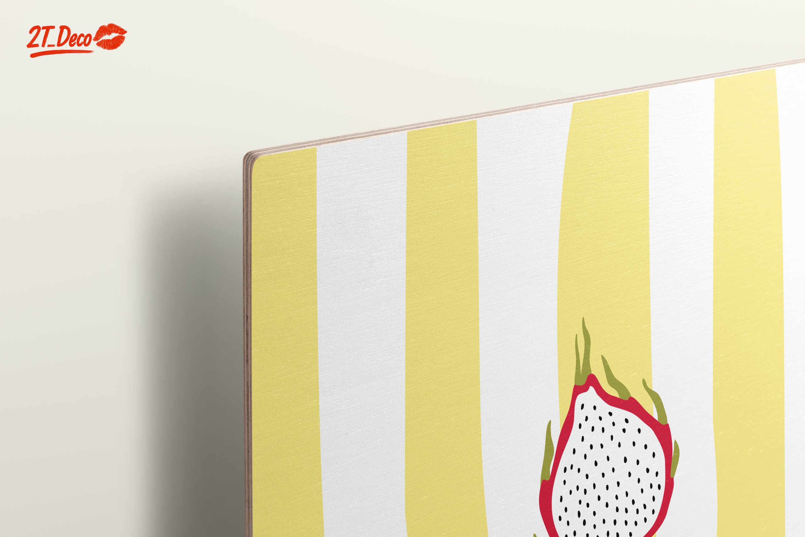 Stylized Dragon Fruit Abstract Art - Image 15
