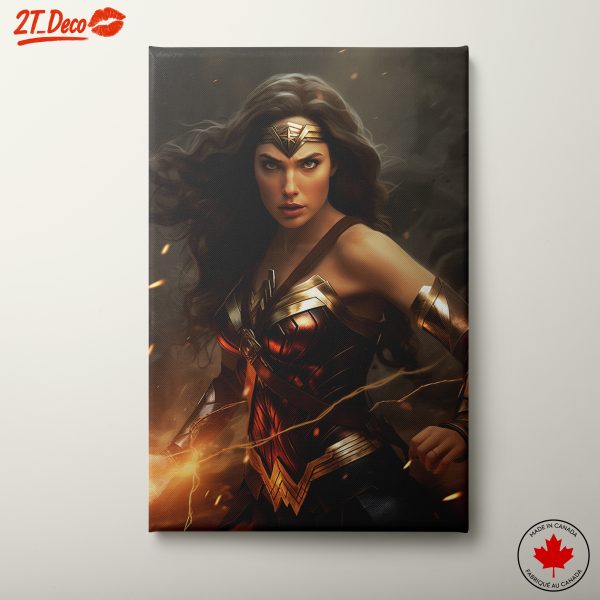 Dynamic Wonder Woman Comic Art