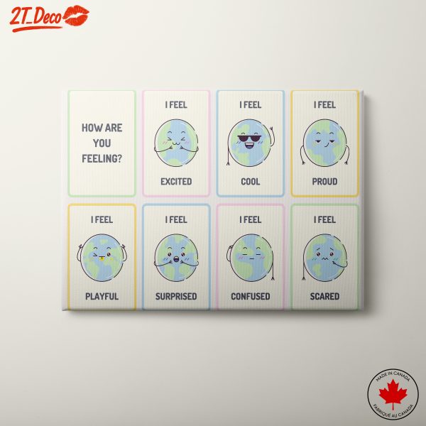 Cute Earth Character Emotions