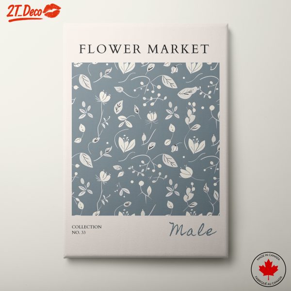 Flower Market Botanical Art Design