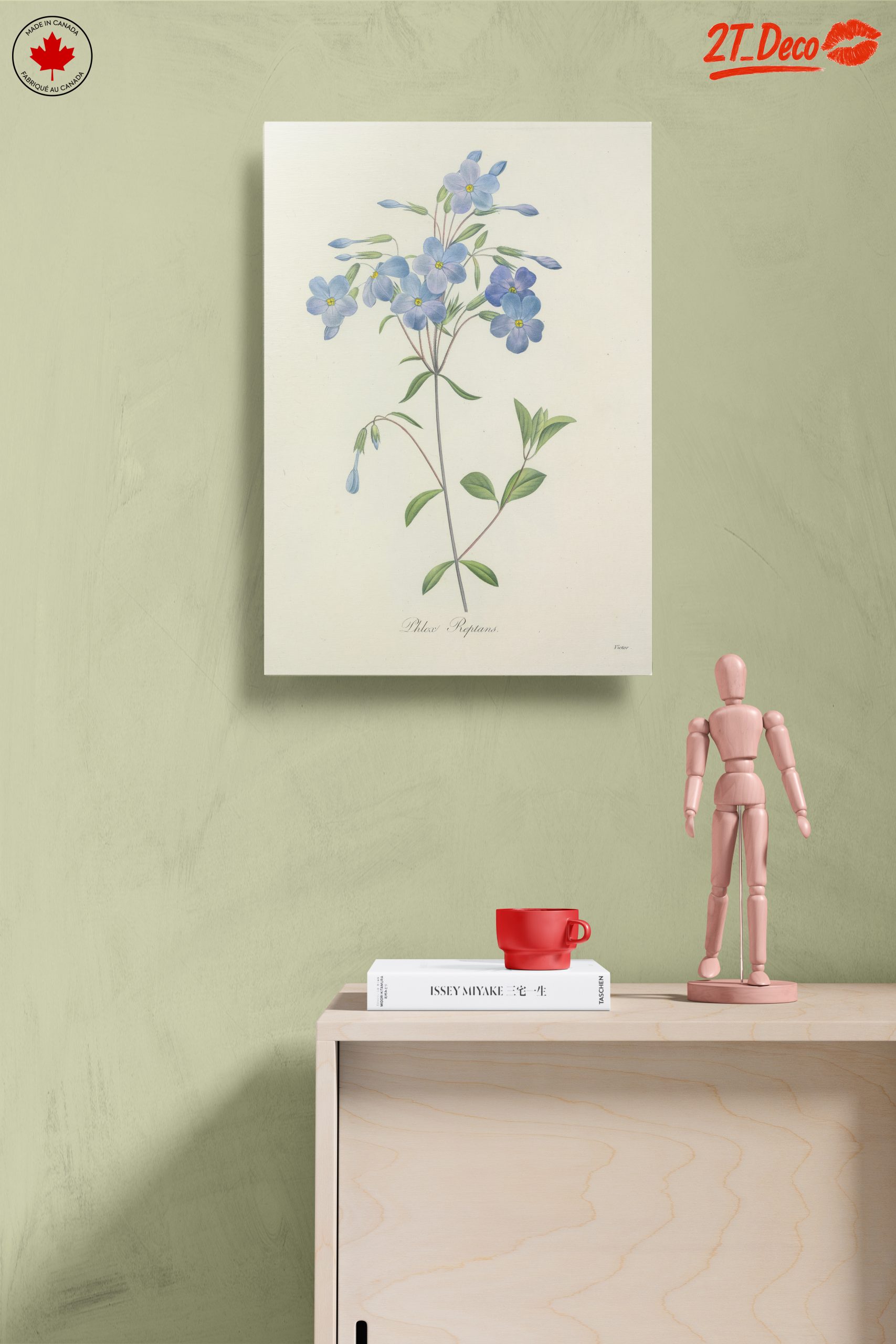 Delicate Blue Floral Botanical Art - Image 14