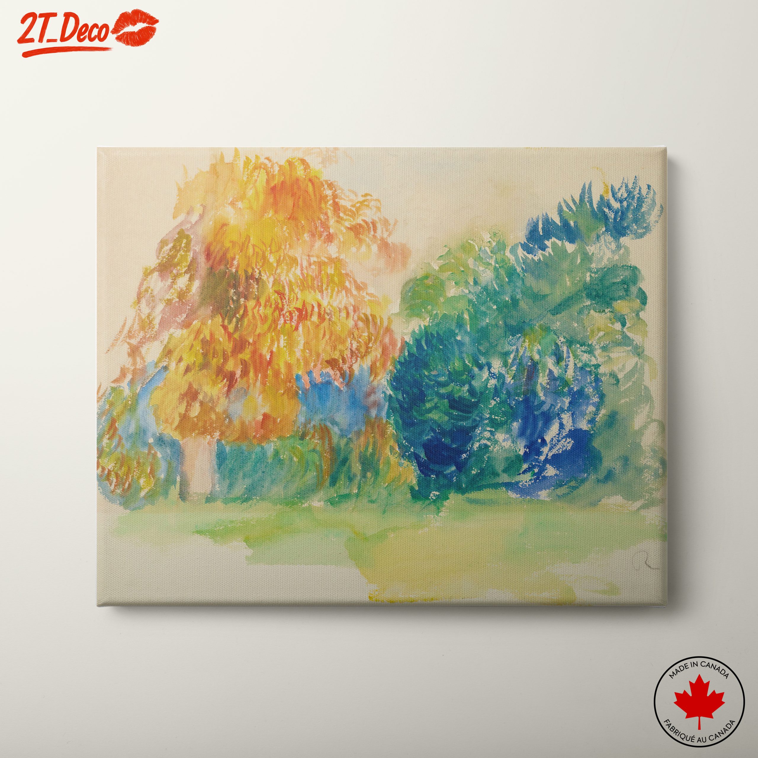 Vibrant Floral Landscape Art 7