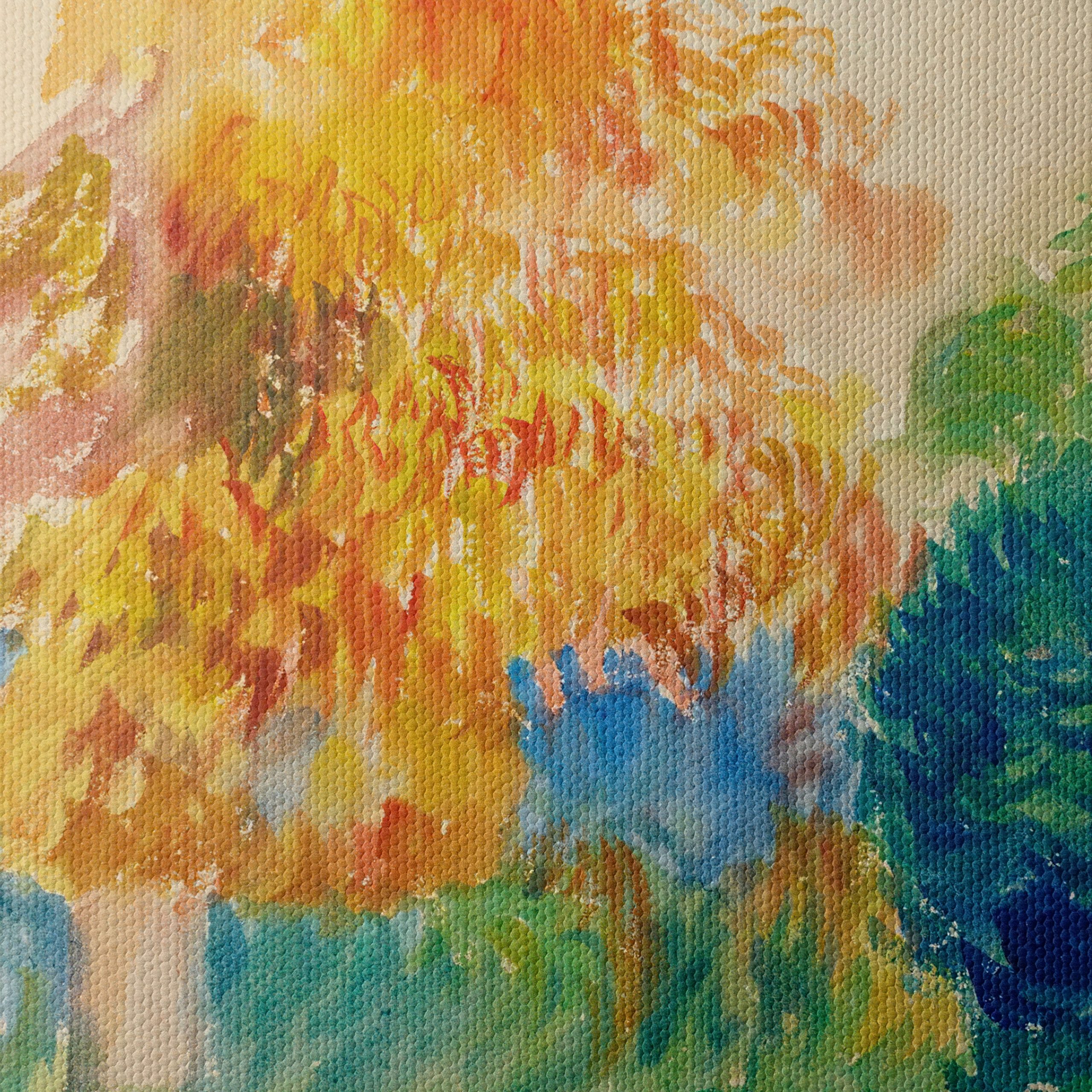 Vibrant Floral Landscape Art 7 - Image 4
