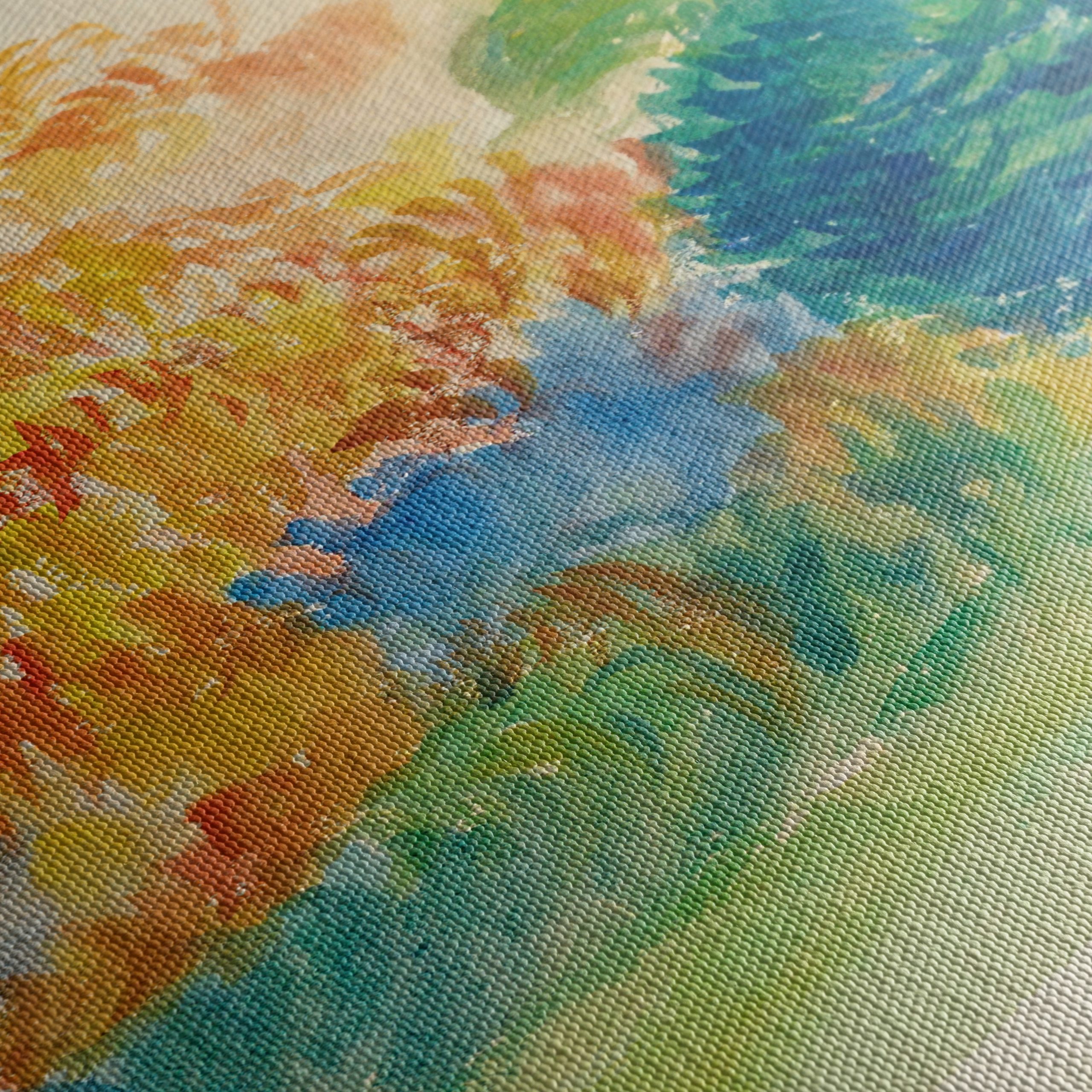 Vibrant Floral Landscape Art 7 - Image 5