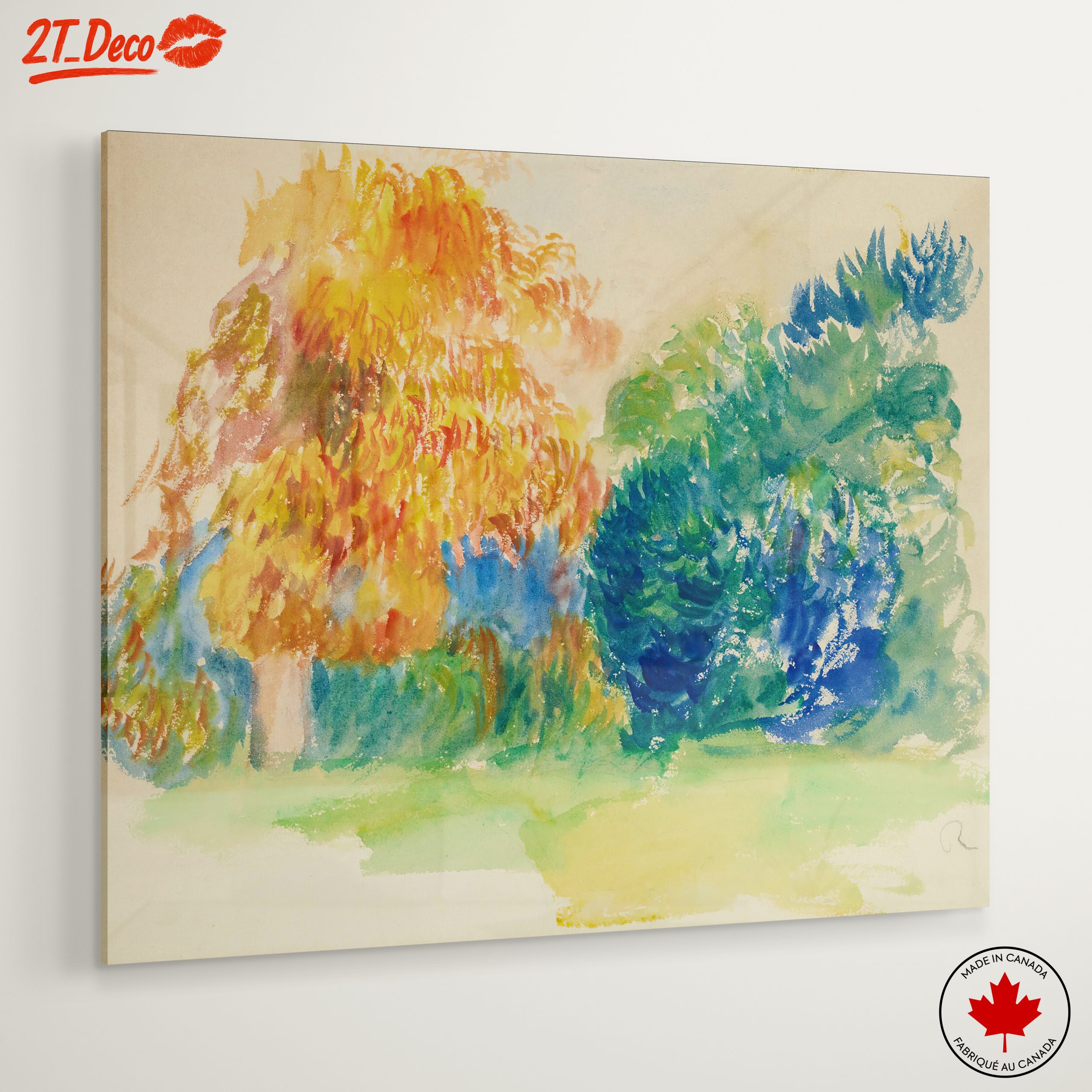 Vibrant Floral Landscape Art 7 - Image 6