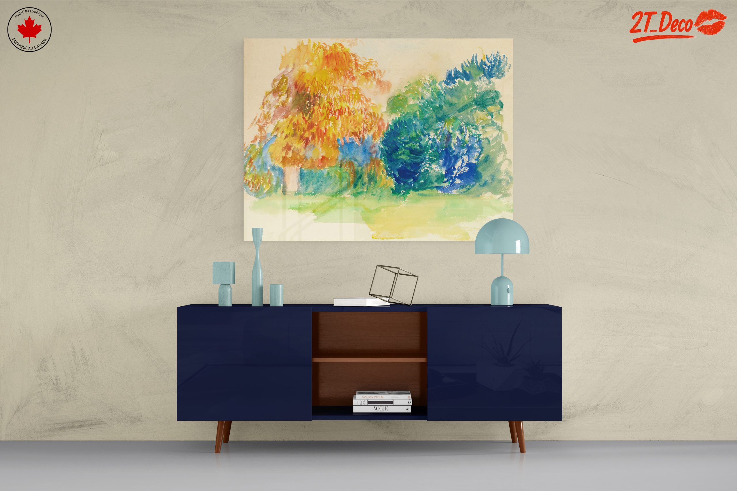 Vibrant Floral Landscape Art 7 - Image 8
