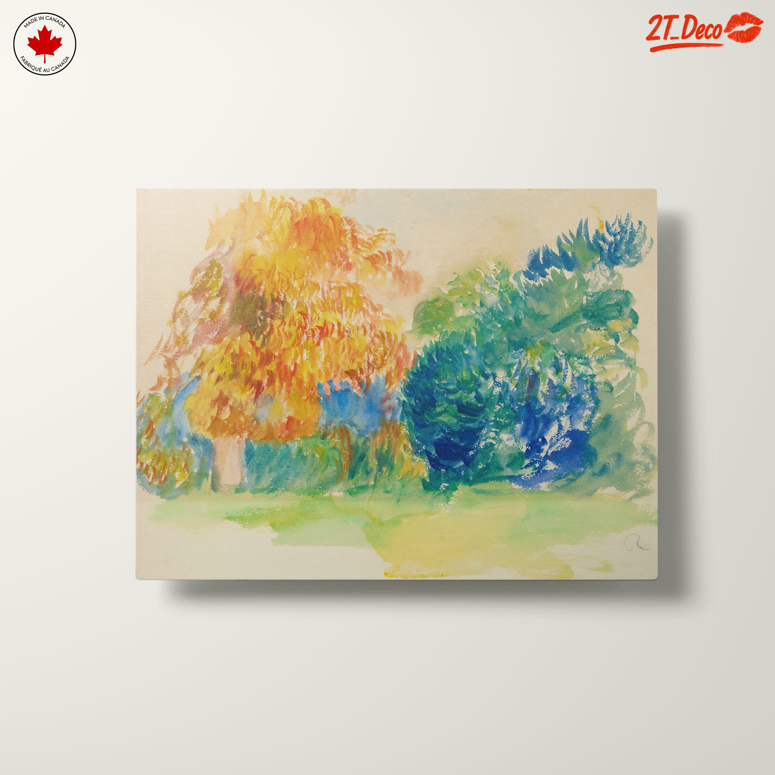 Vibrant Floral Landscape Art 7 - Image 10