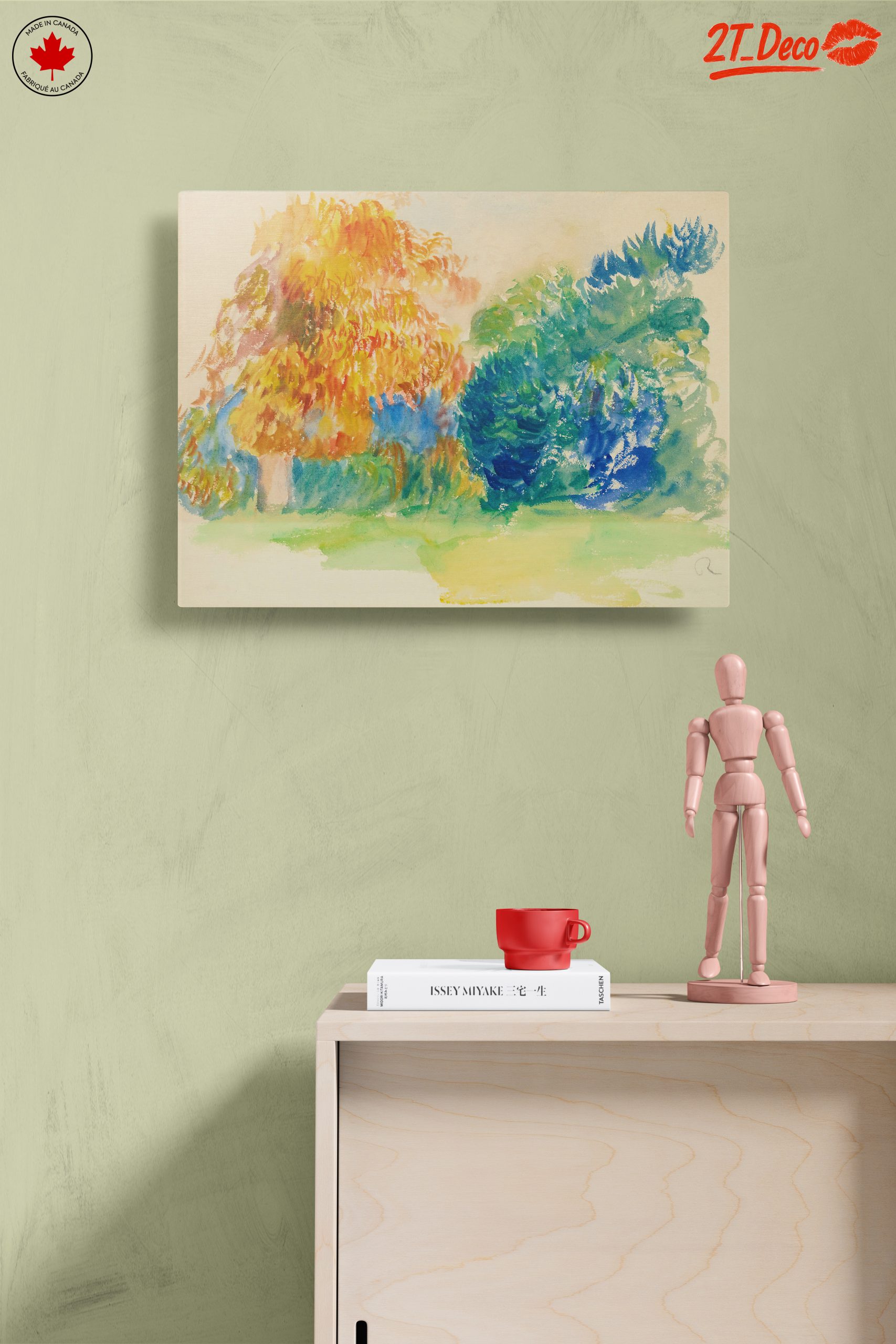 Vibrant Floral Landscape Art 7 - Image 14