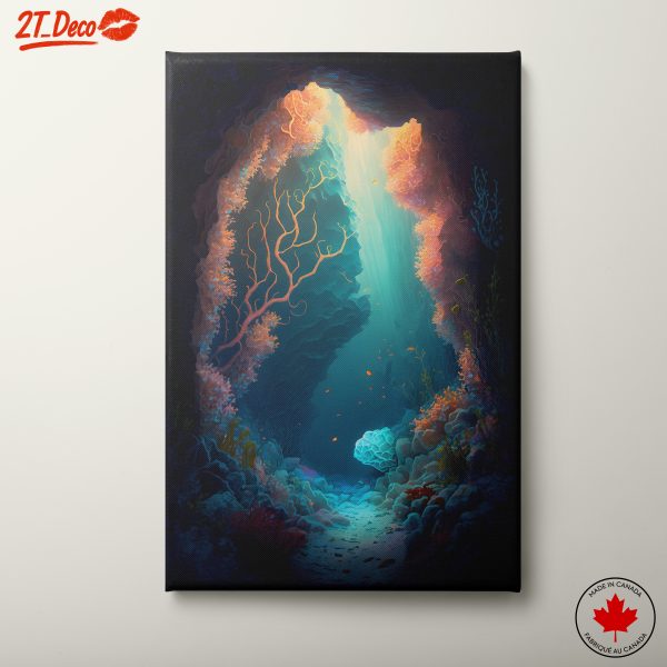 Vibrant Abstract Marine Life Art 4