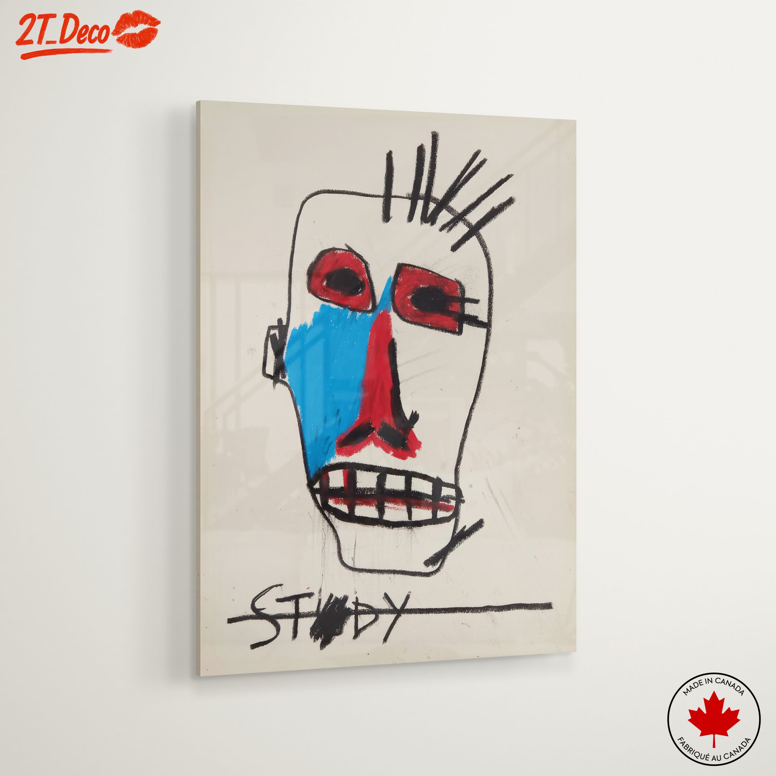 Vibrant Contemporary Abstract Portrait - Image 6