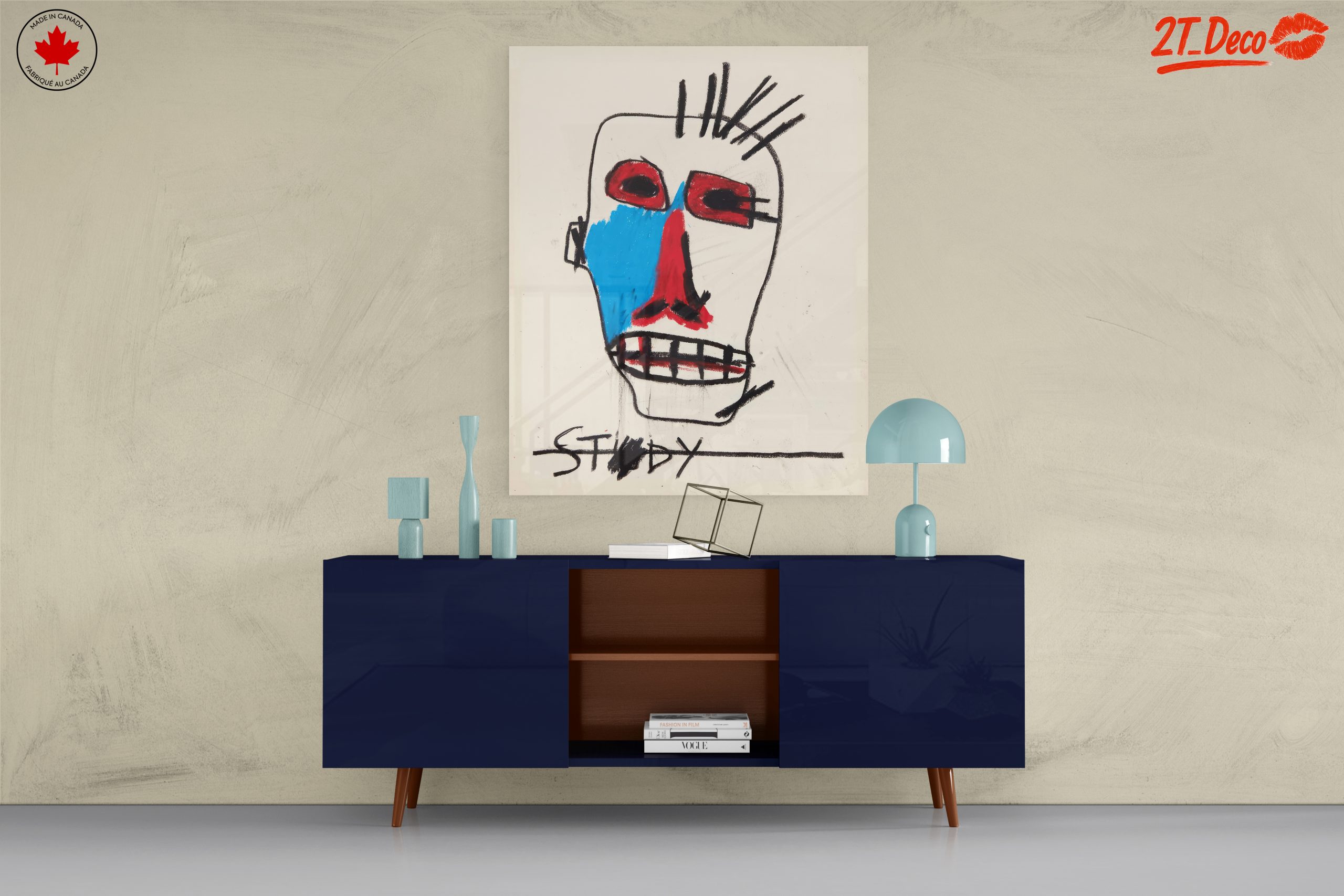 Vibrant Contemporary Abstract Portrait - Image 8