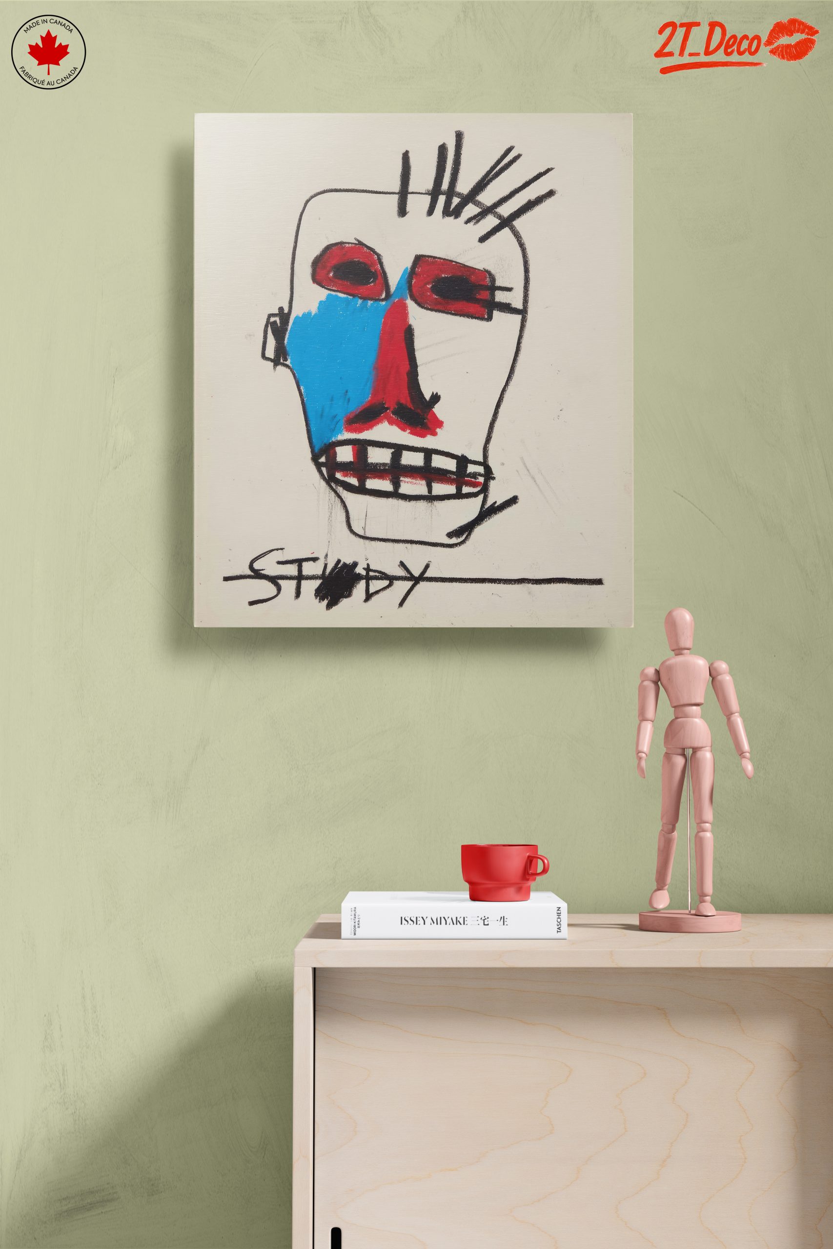 Vibrant Contemporary Abstract Portrait - Image 14