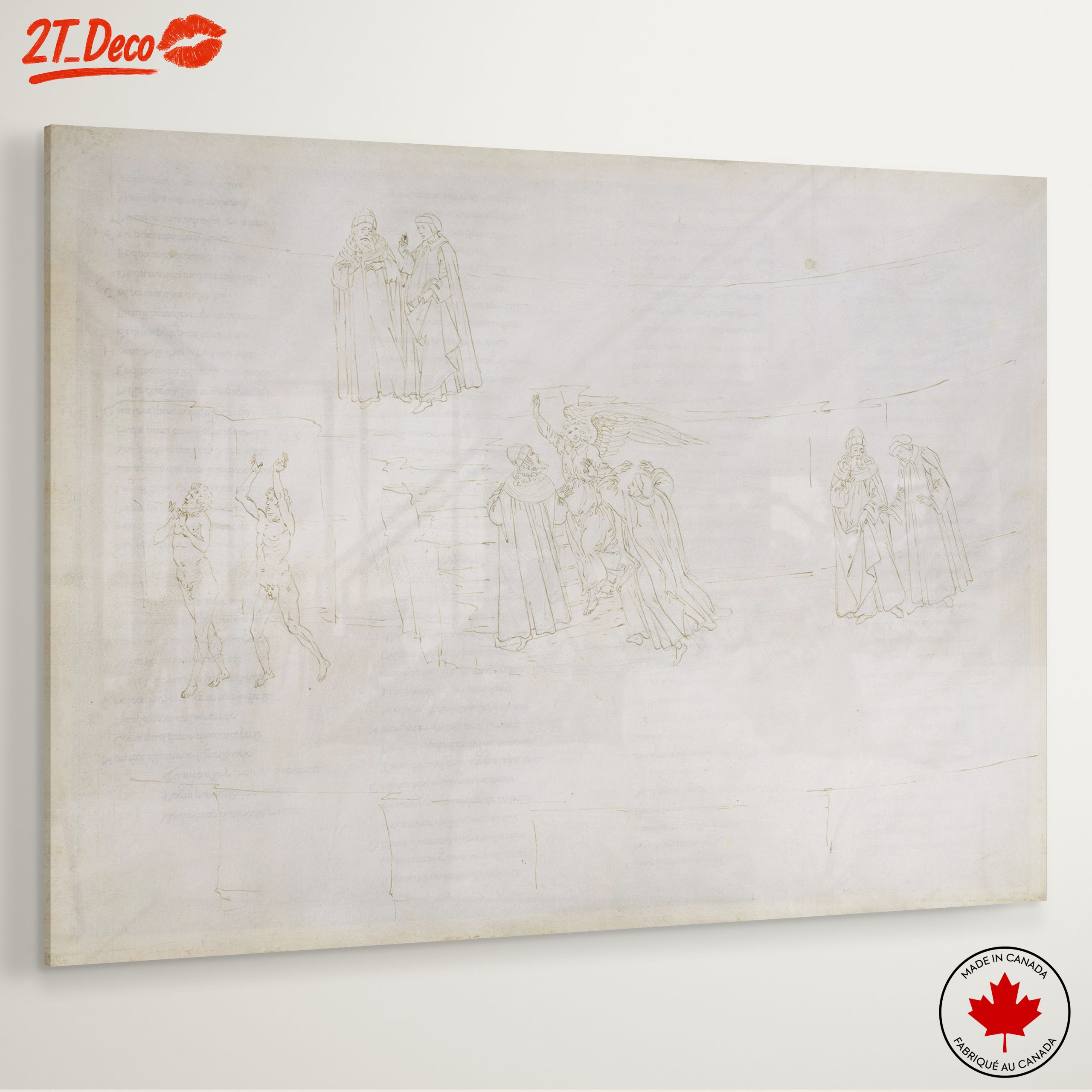 Classic Figure Sketch Artwork - Image 6