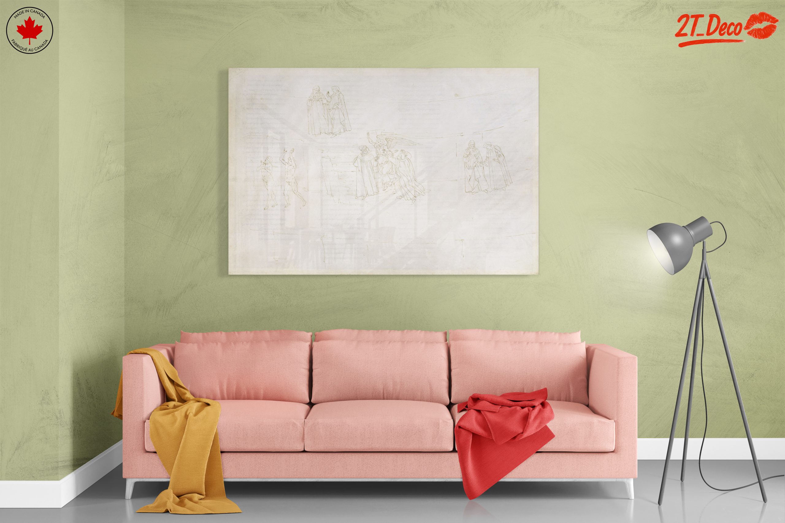Classic Figure Sketch Artwork - Image 7
