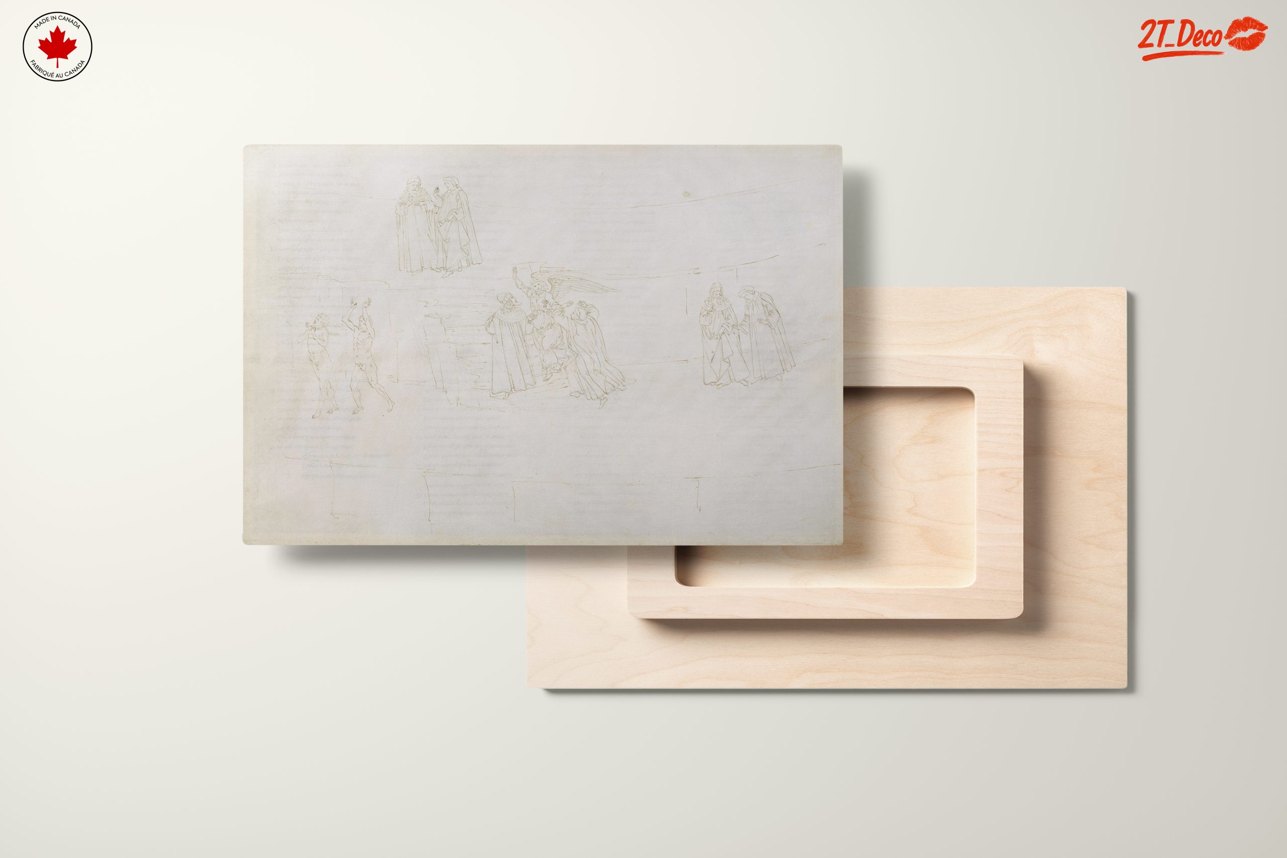 Classic Figure Sketch Artwork - Image 11