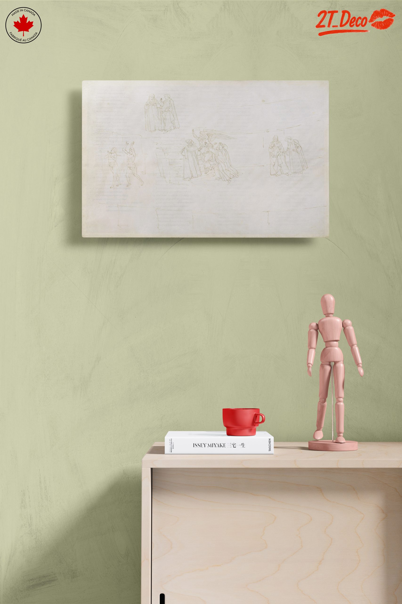 Classic Figure Sketch Artwork - Image 14