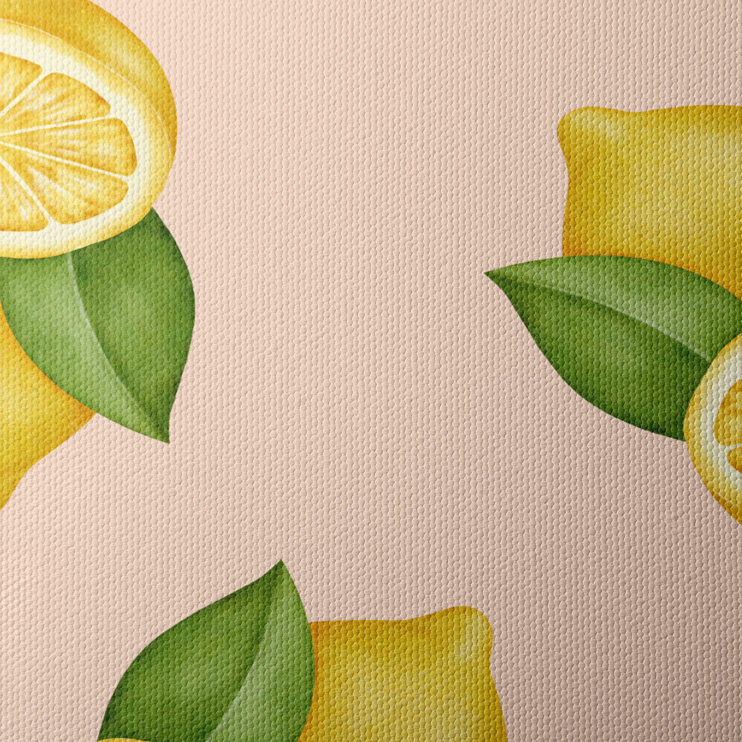 Lemon Abstract Art Inspired by Spain - Image 4