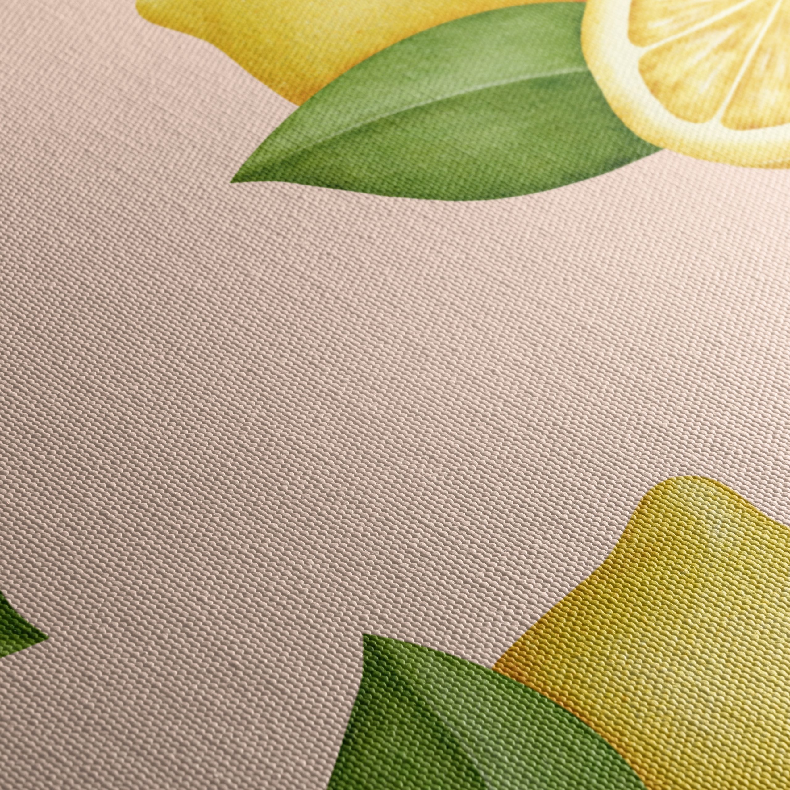 Lemon Abstract Art Inspired by Spain - Image 5