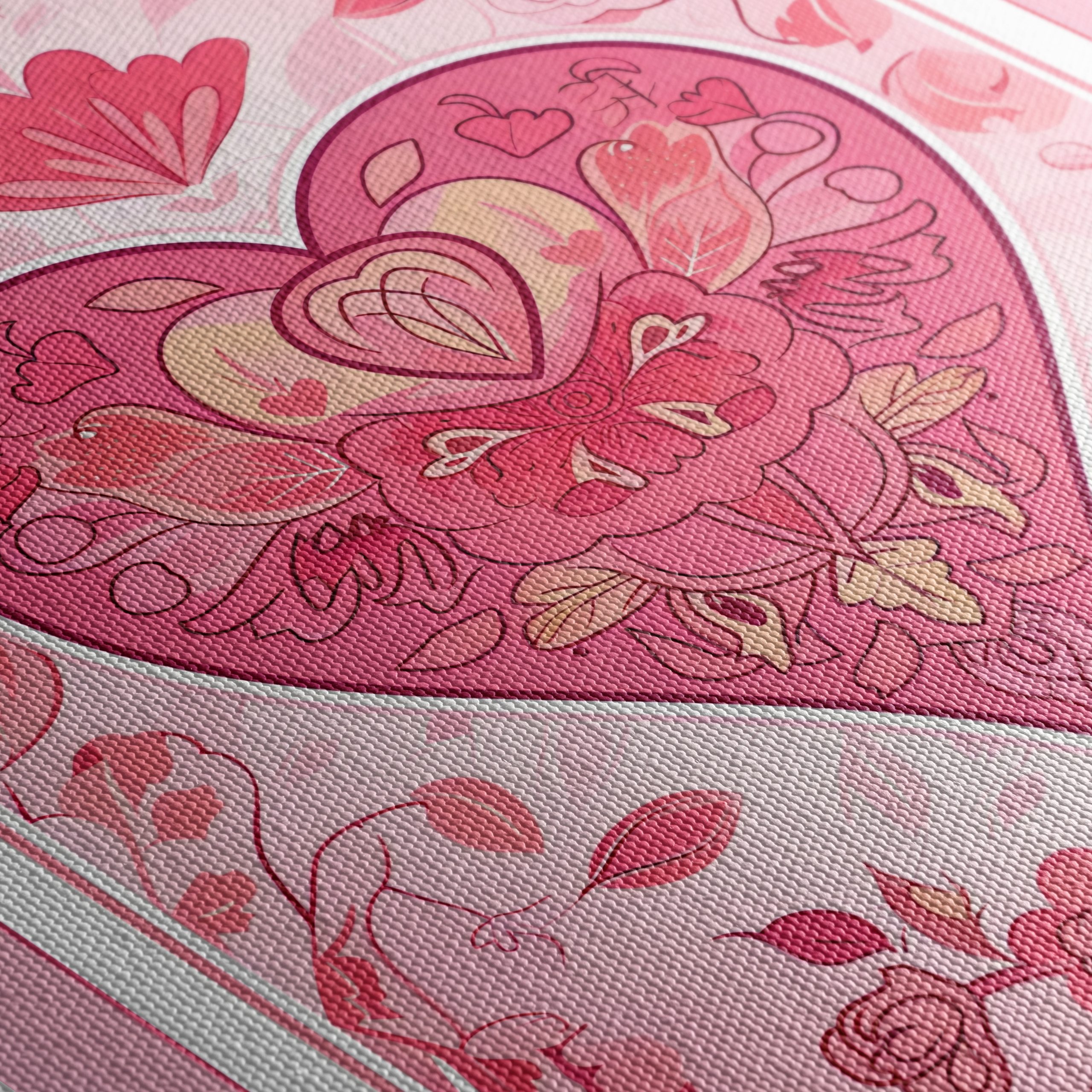 Stylized Floral Playing Card Art - Image 5