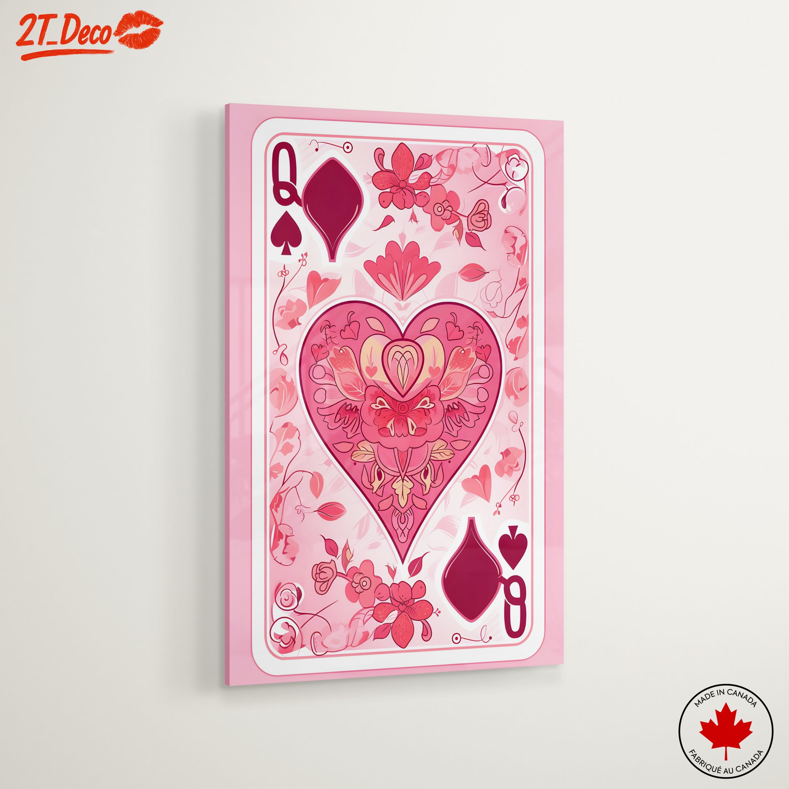Stylized Floral Playing Card Art - Image 6