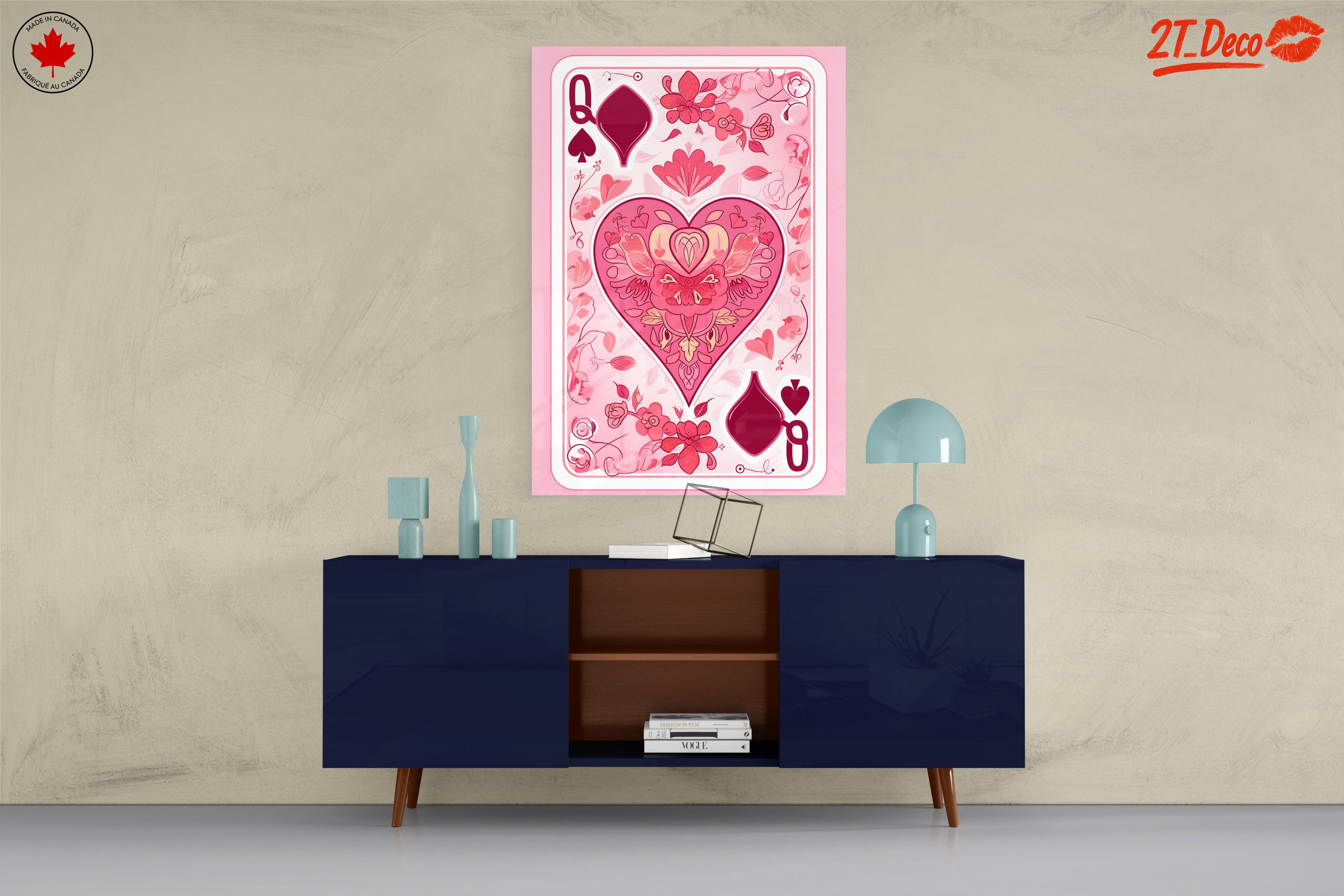 Stylized Floral Playing Card Art - Image 8