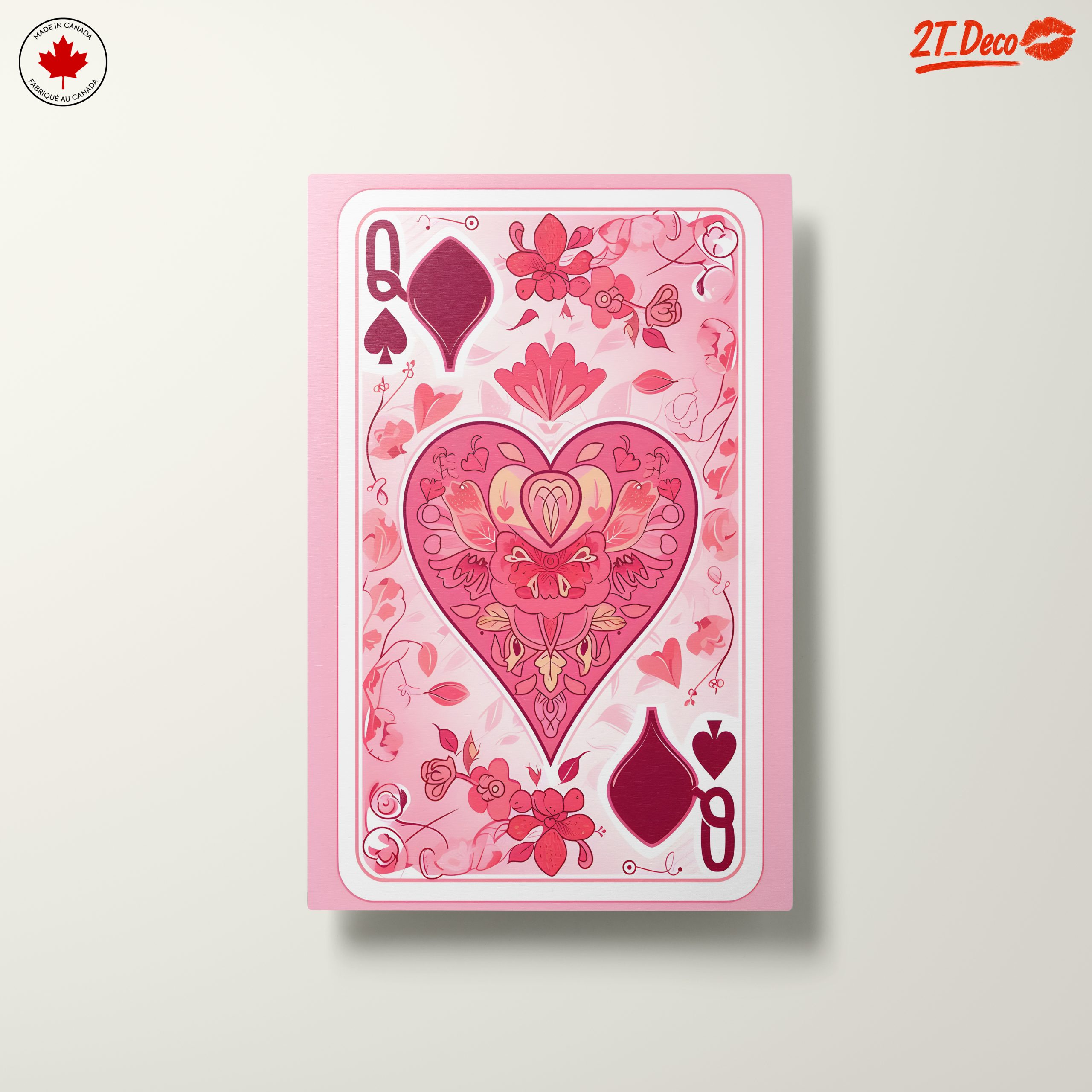 Stylized Floral Playing Card Art - Image 10