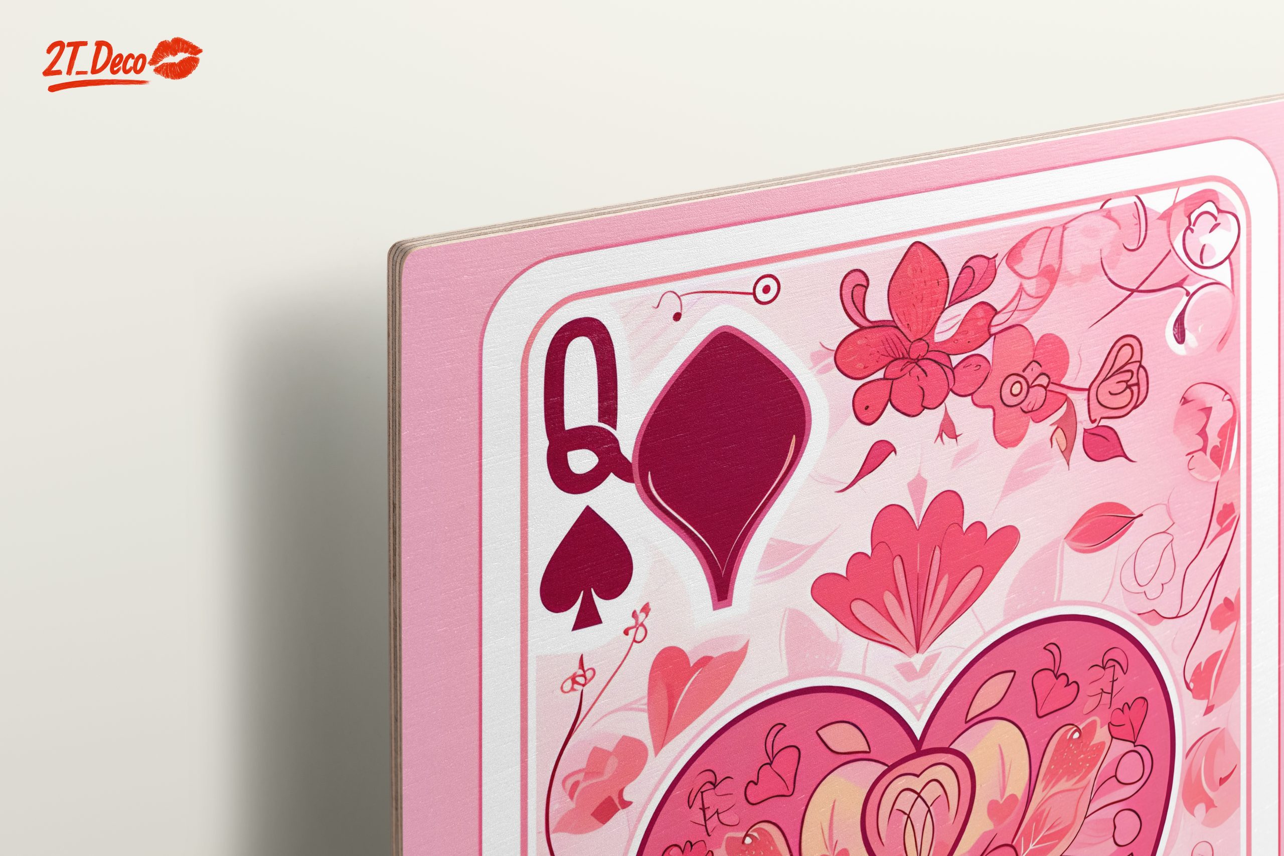 Stylized Floral Playing Card Art - Image 15