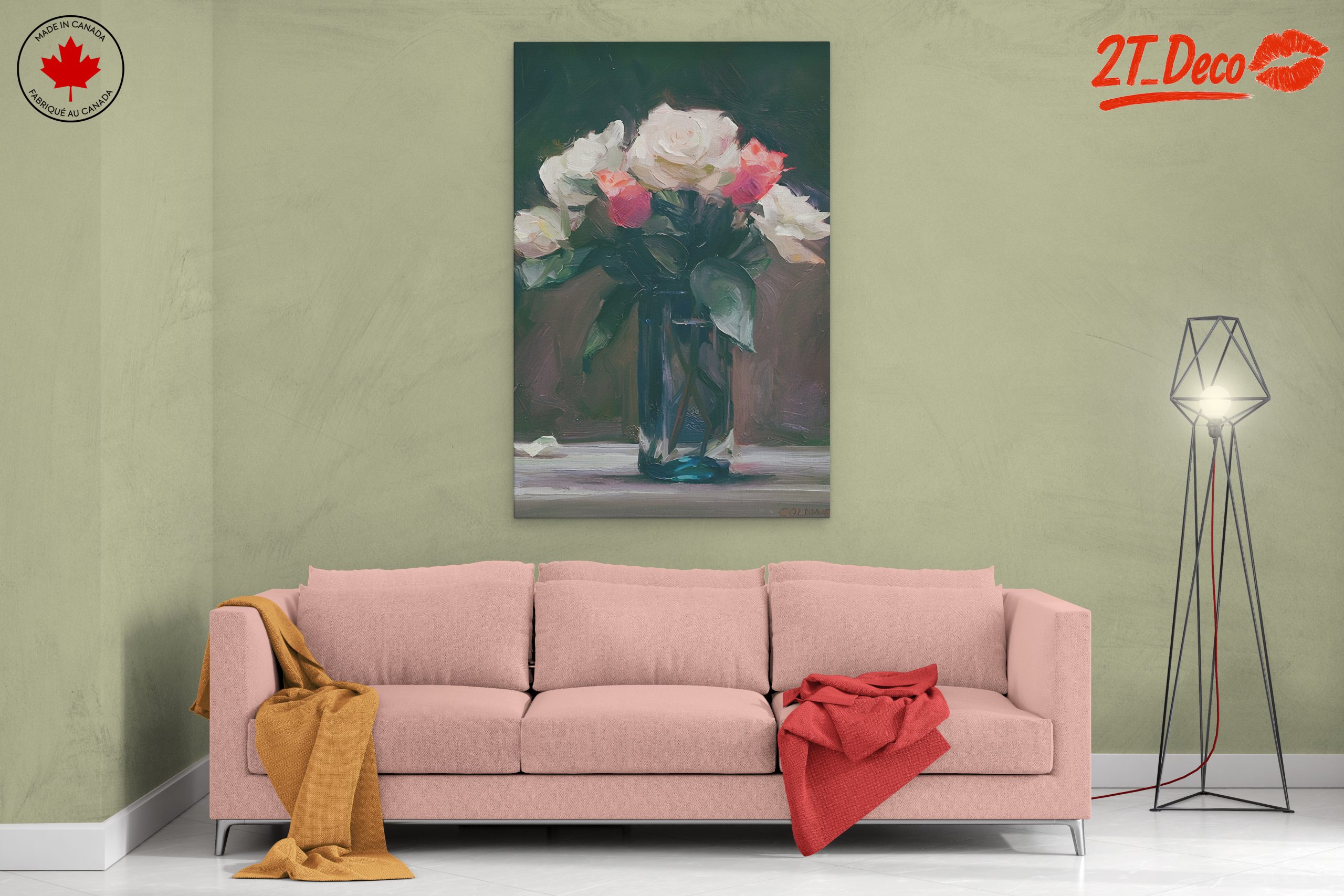 Elegant Floral Arrangement with Roses 4 - Image 2