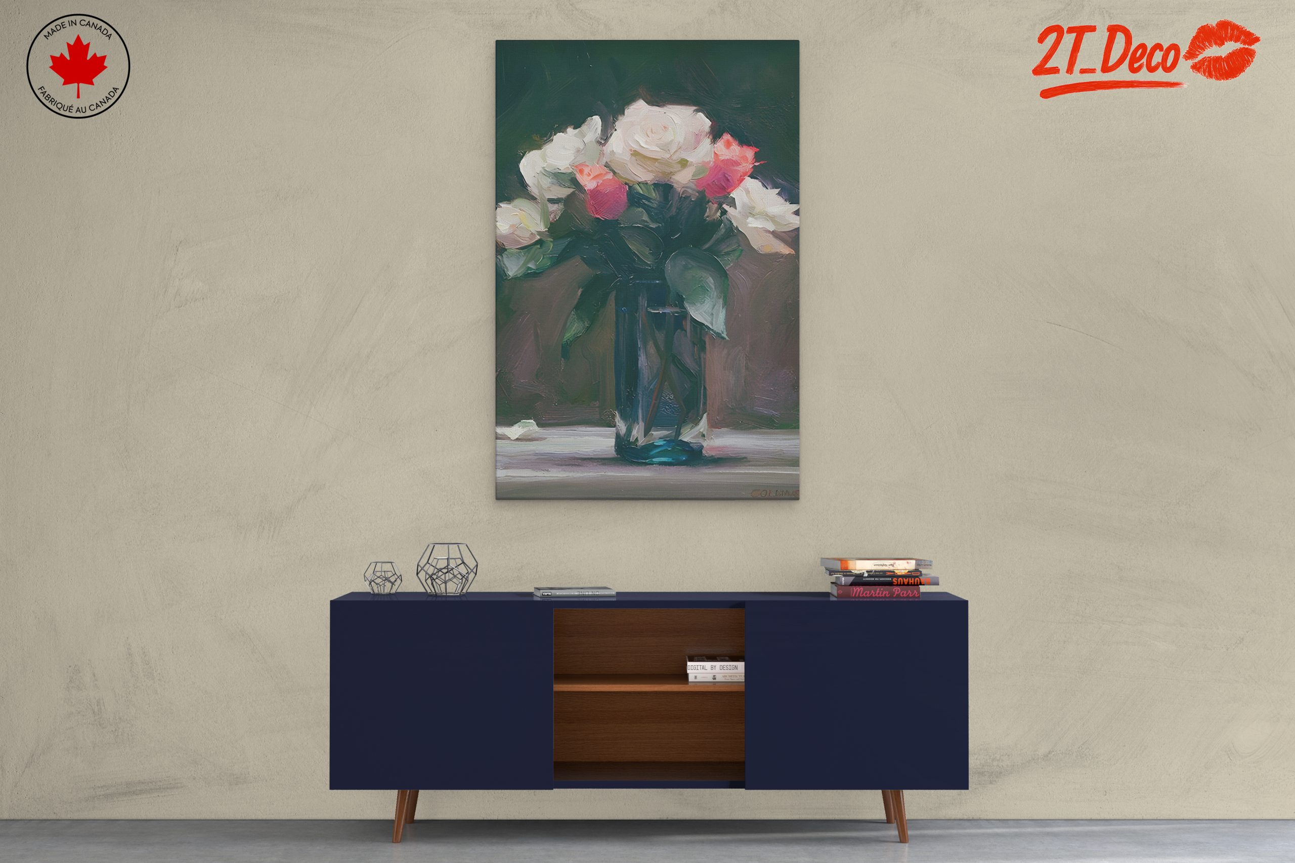Elegant Floral Arrangement with Roses 4 - Image 3
