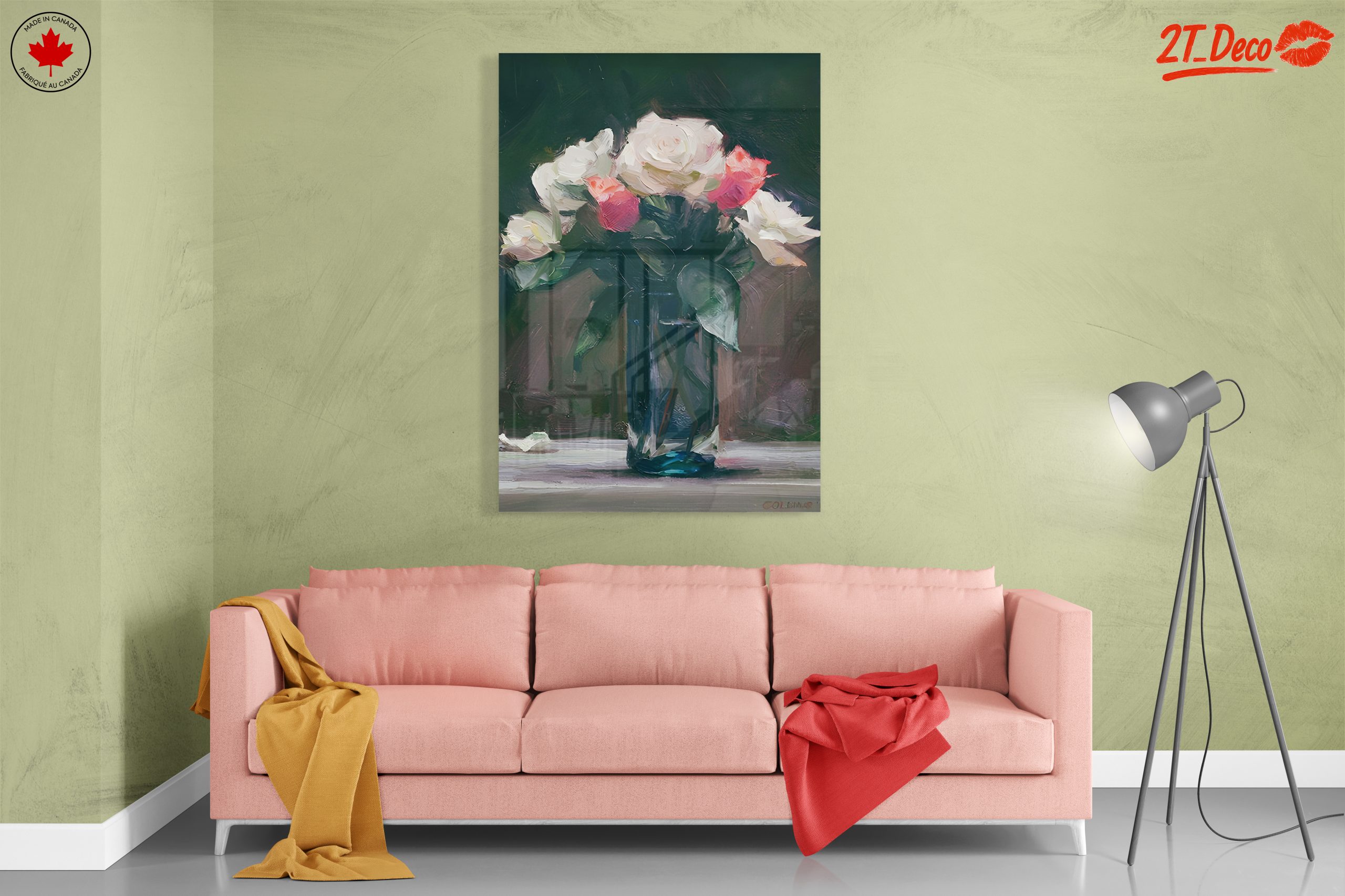 Elegant Floral Arrangement with Roses 4 - Image 7