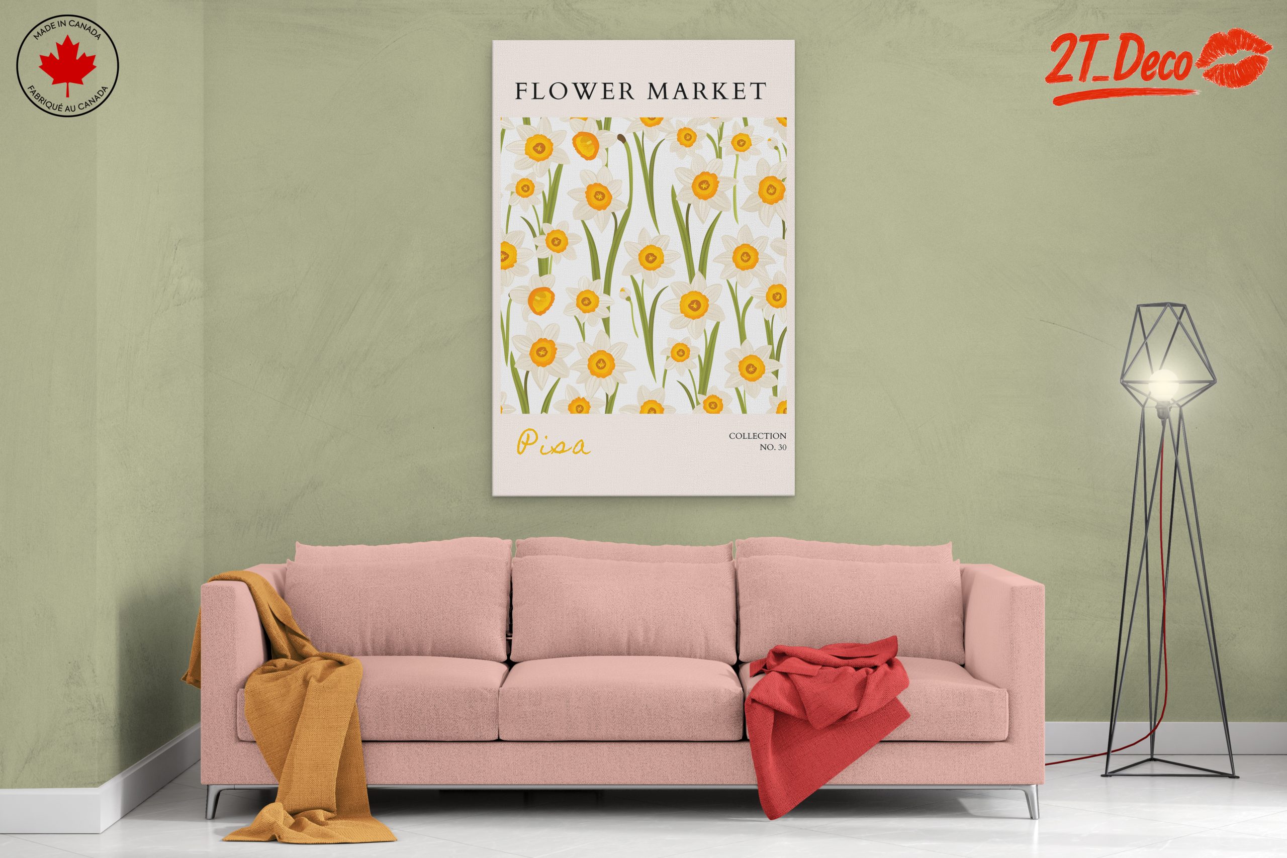 Flower Market Daffodils Art - Image 2