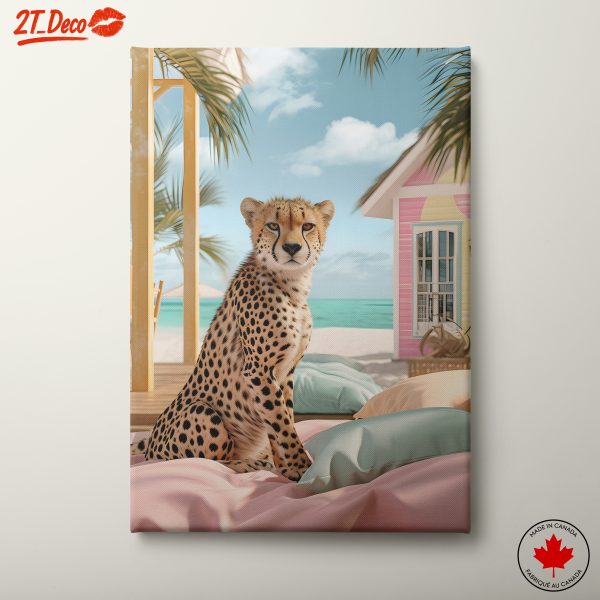 Charming Cheetah By The Beach