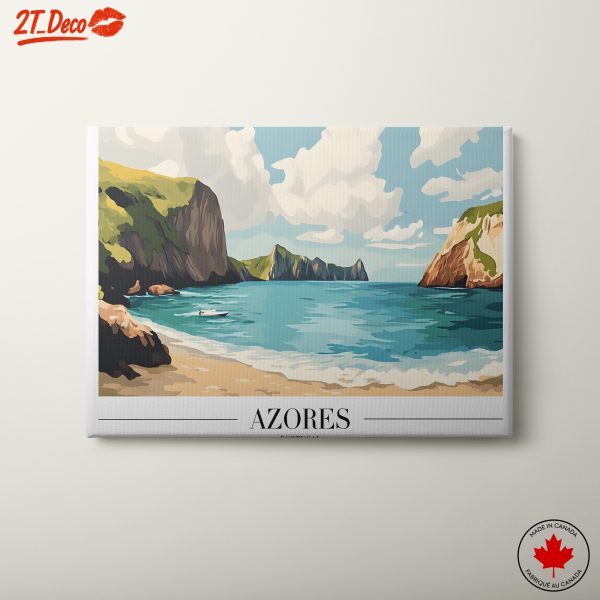 Azores Coastal Landscape Artwork
