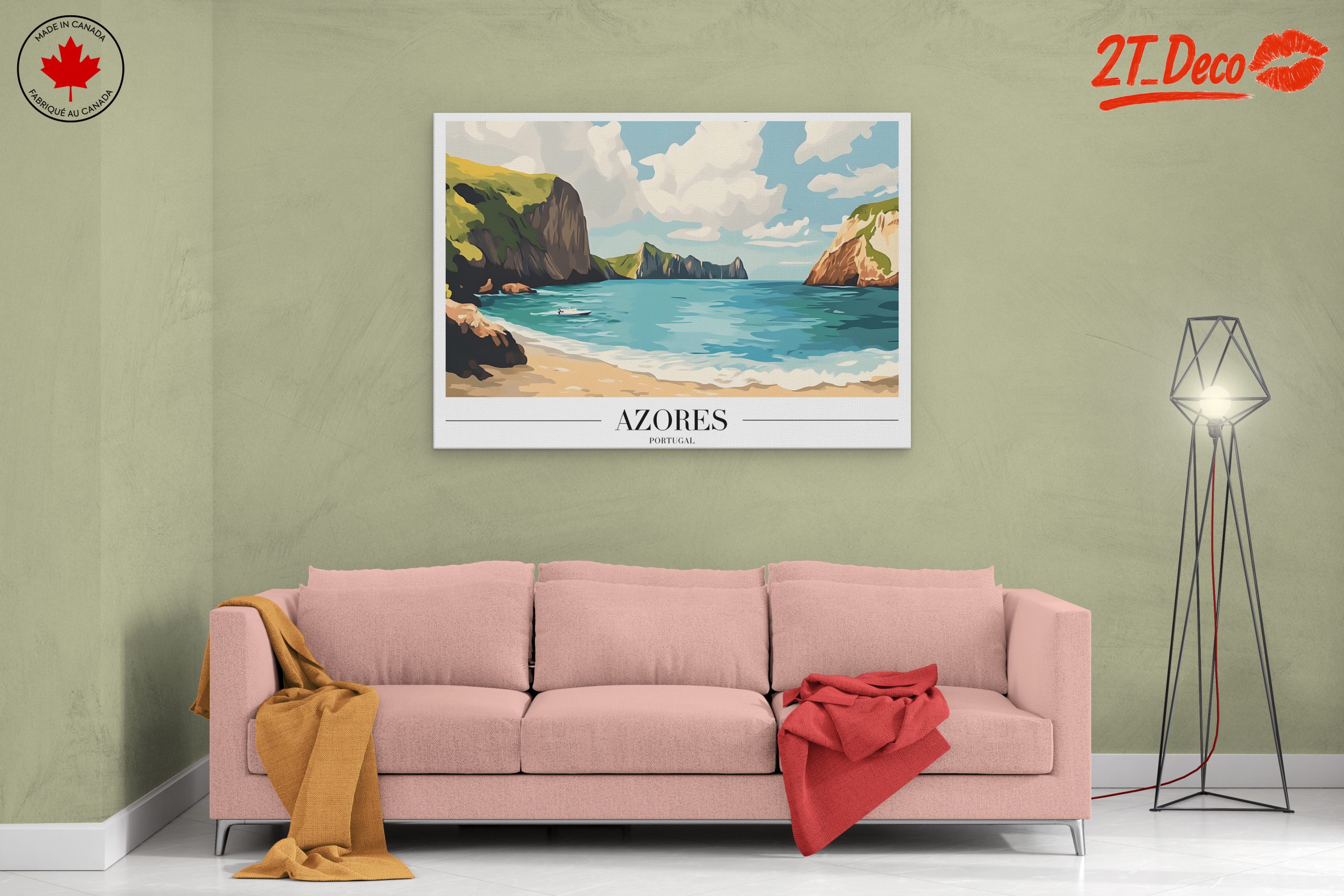 Azores Coastal Landscape Artwork - Image 2
