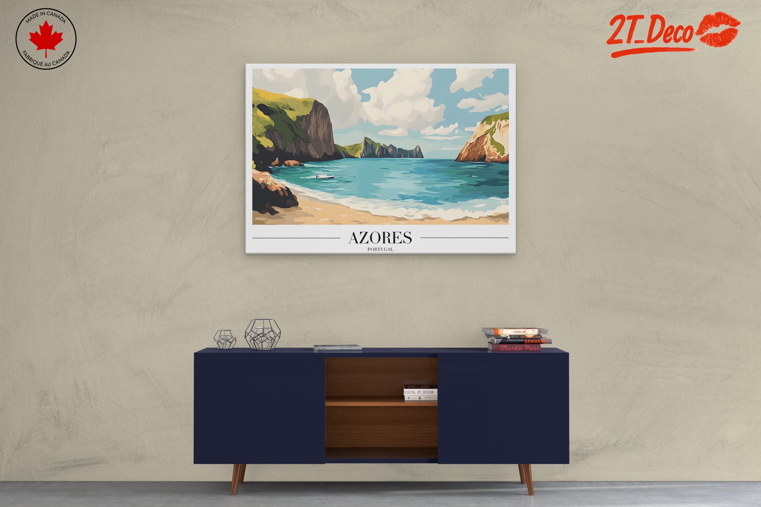 Azores Coastal Landscape Artwork - Image 3