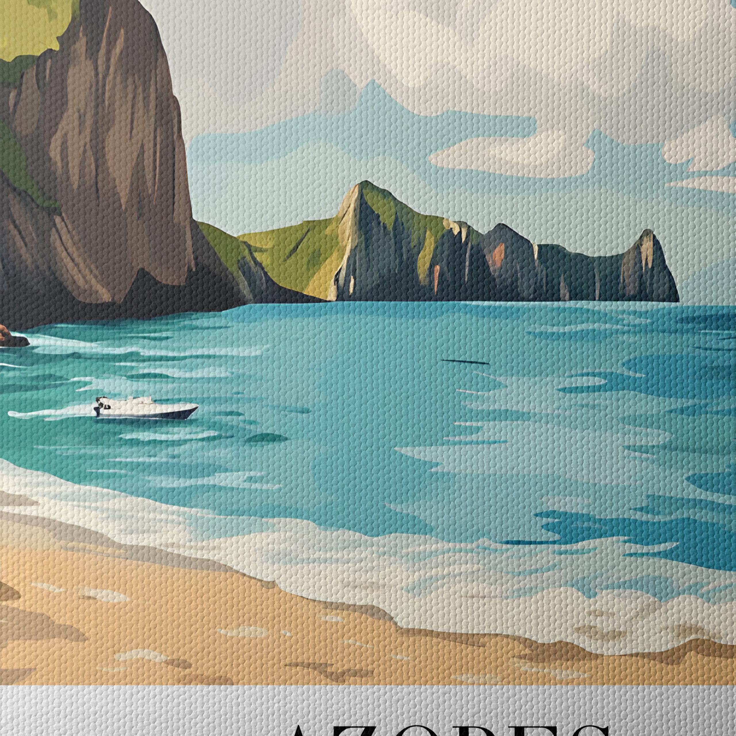 Azores Coastal Landscape Artwork - Image 4