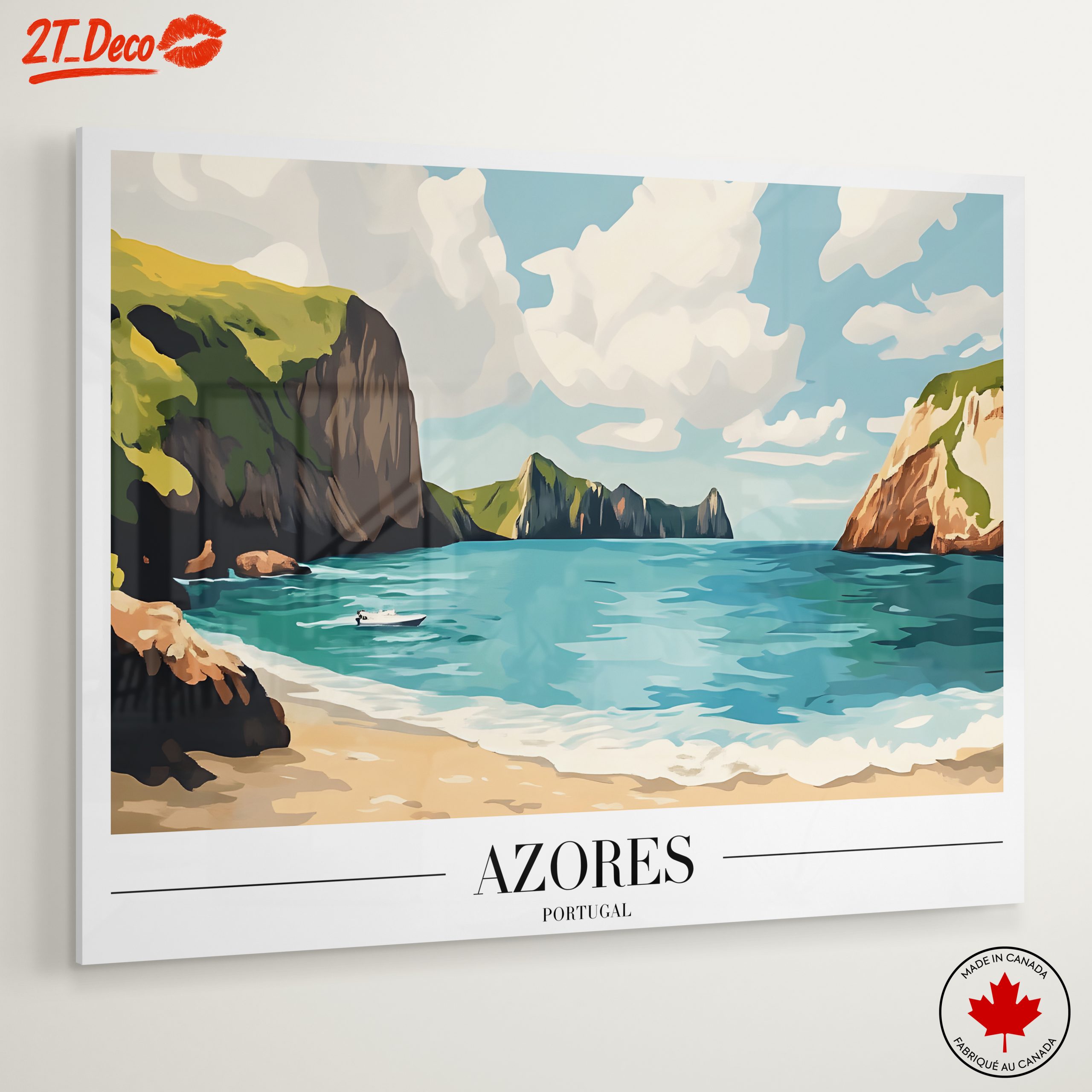 Azores Coastal Landscape Artwork - Image 6