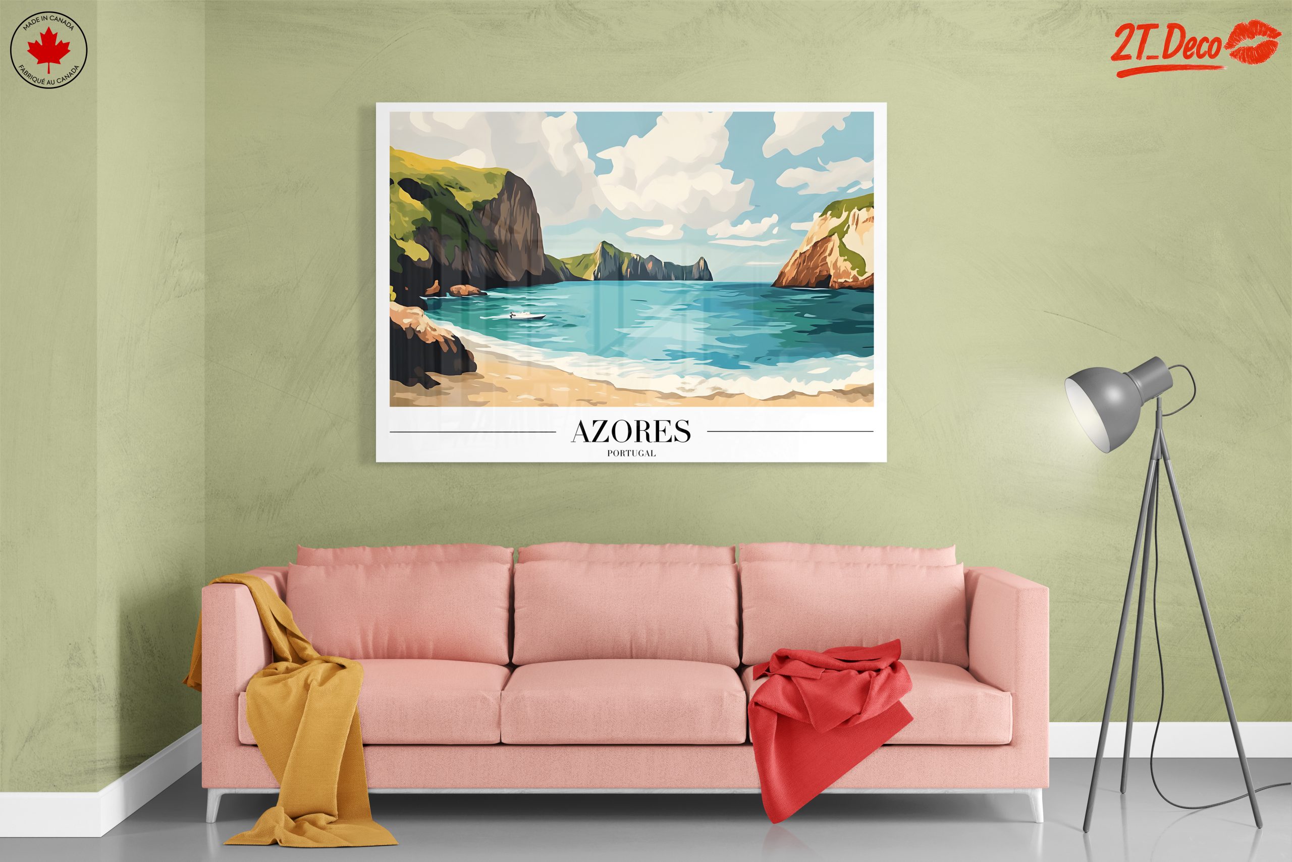 Azores Coastal Landscape Artwork - Image 7