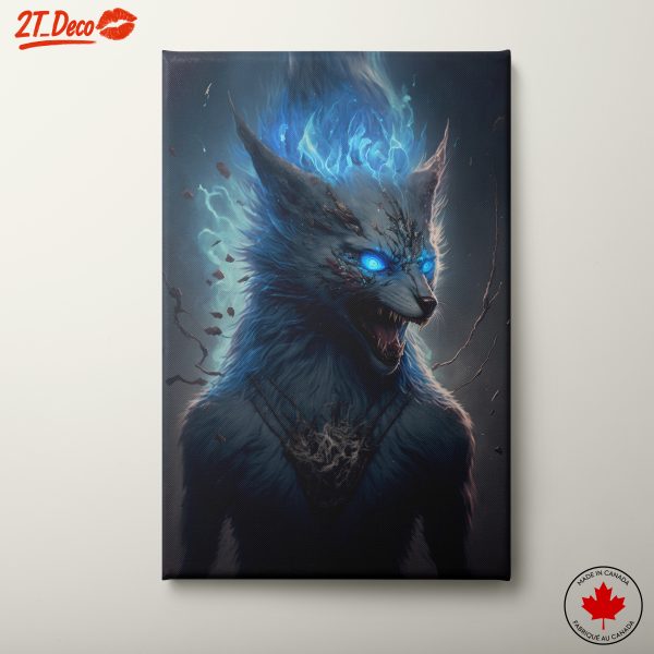 Fierce Fantasy Wolf Character