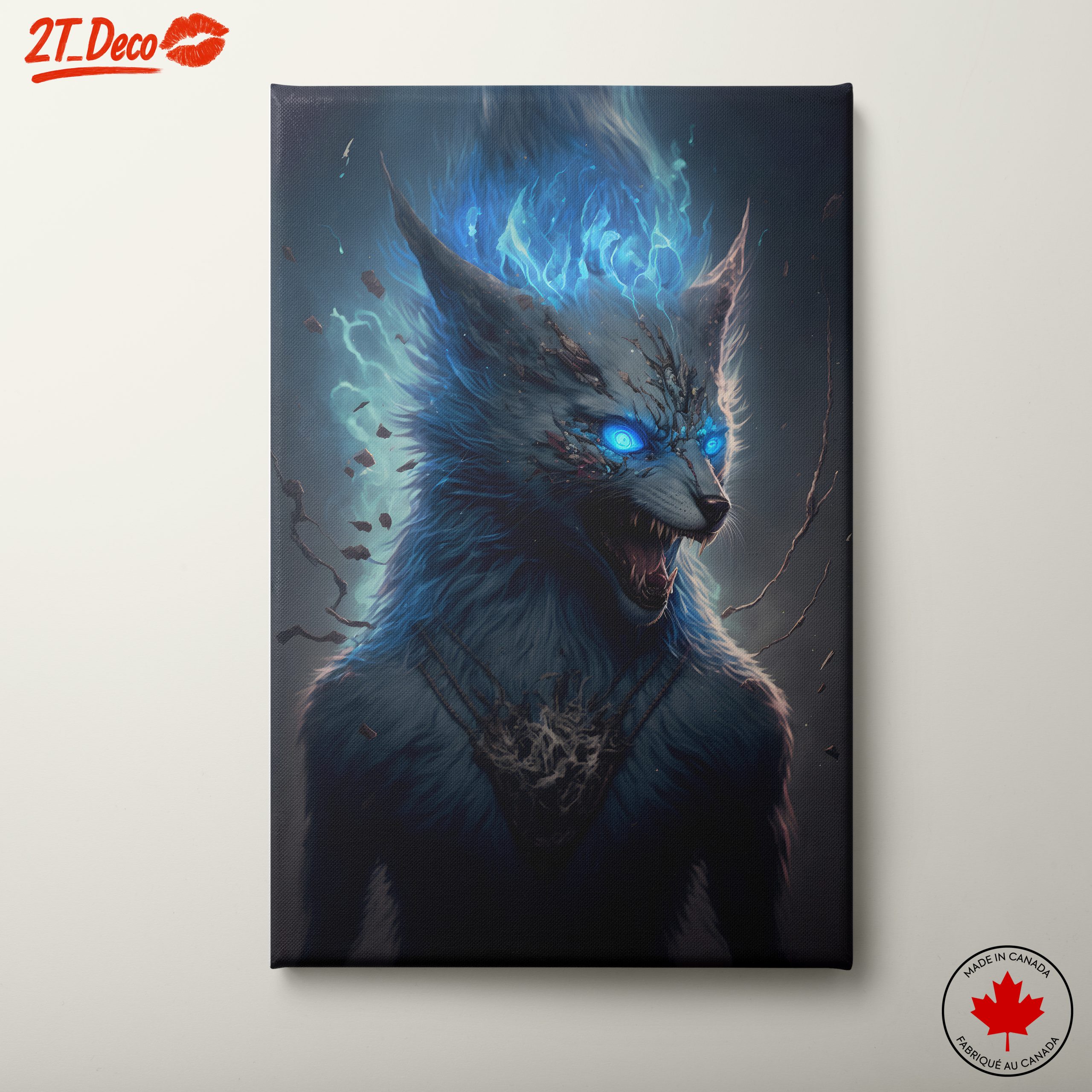 Fierce Fantasy Wolf Character