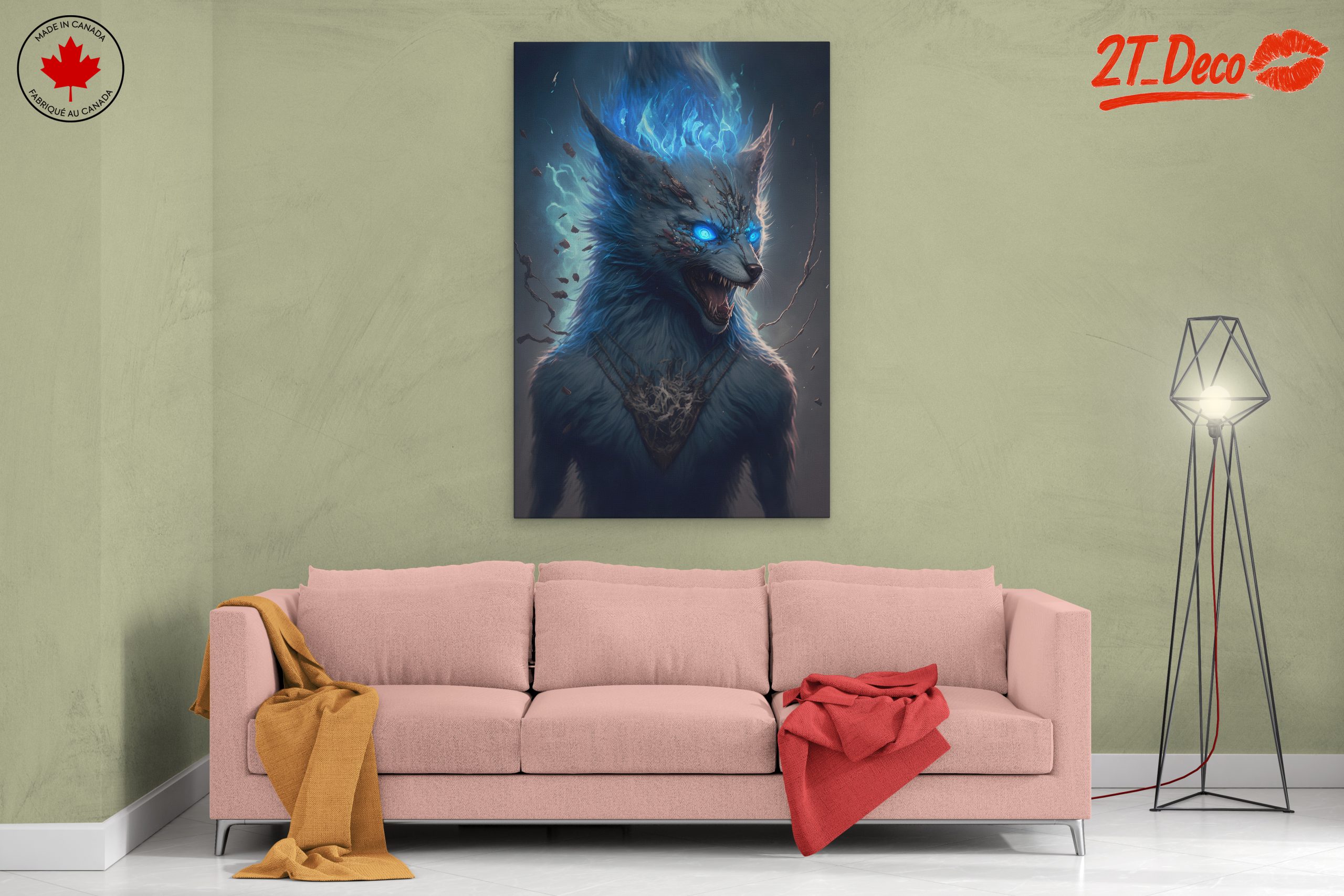 Fierce Fantasy Wolf Character - Image 2