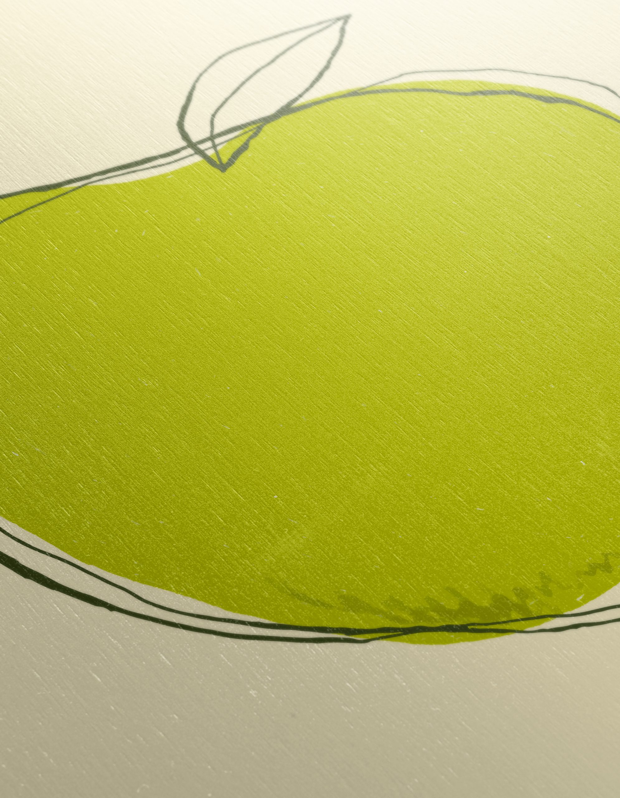 Stylized Green Apple Art - Image 12
