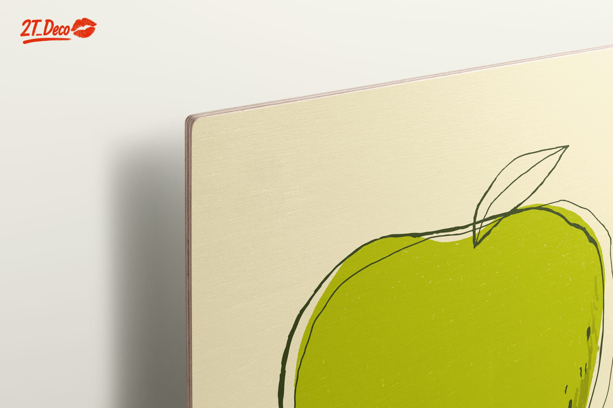 Stylized Green Apple Art - Image 15