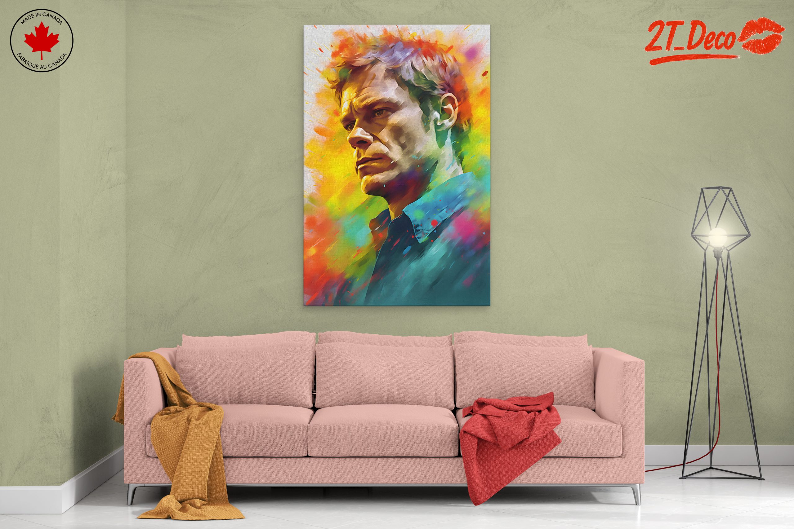Vibrant Contemporary Character Artwork 3 - Image 2
