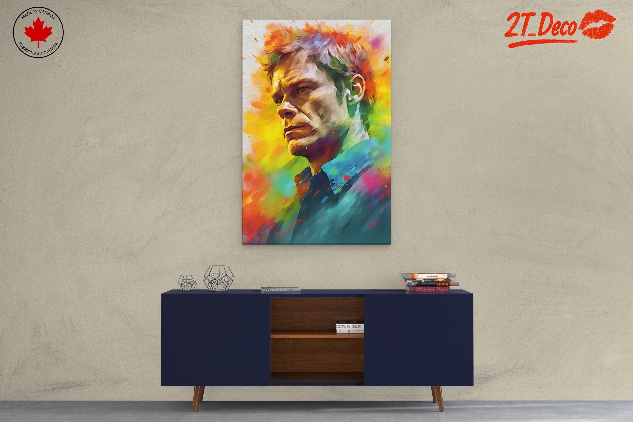 Vibrant Contemporary Character Artwork 3 - Image 3